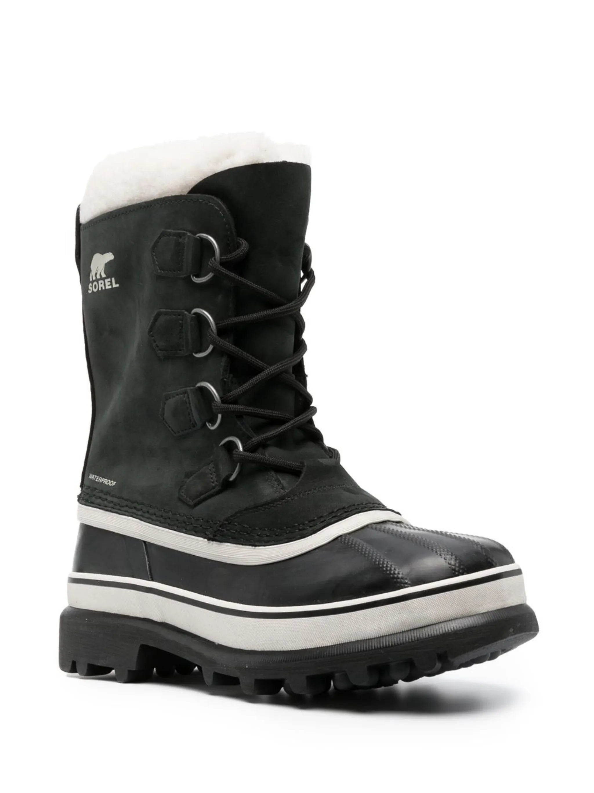 Caribou lace-up snow boots