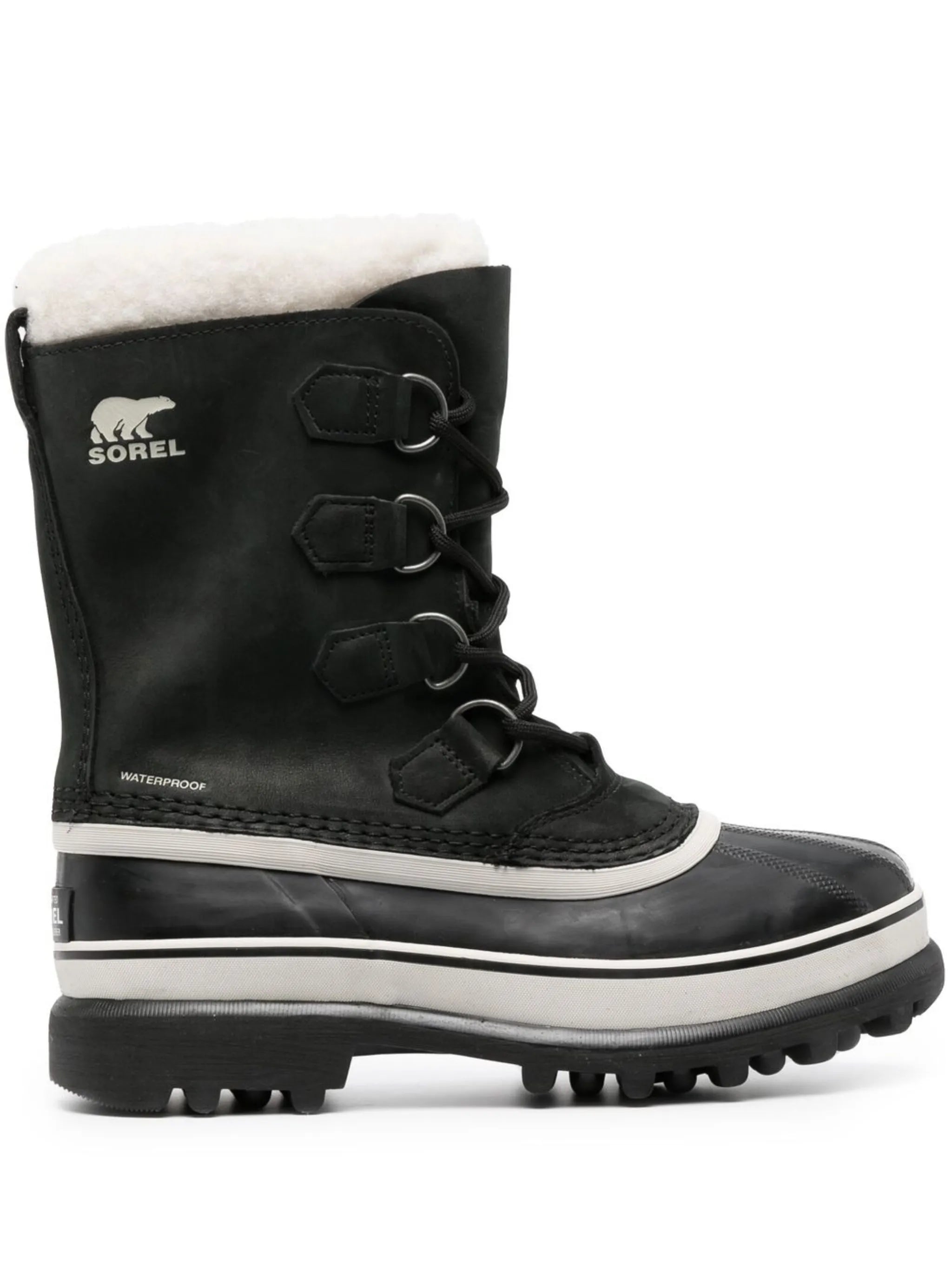 Caribou lace-up snow boots