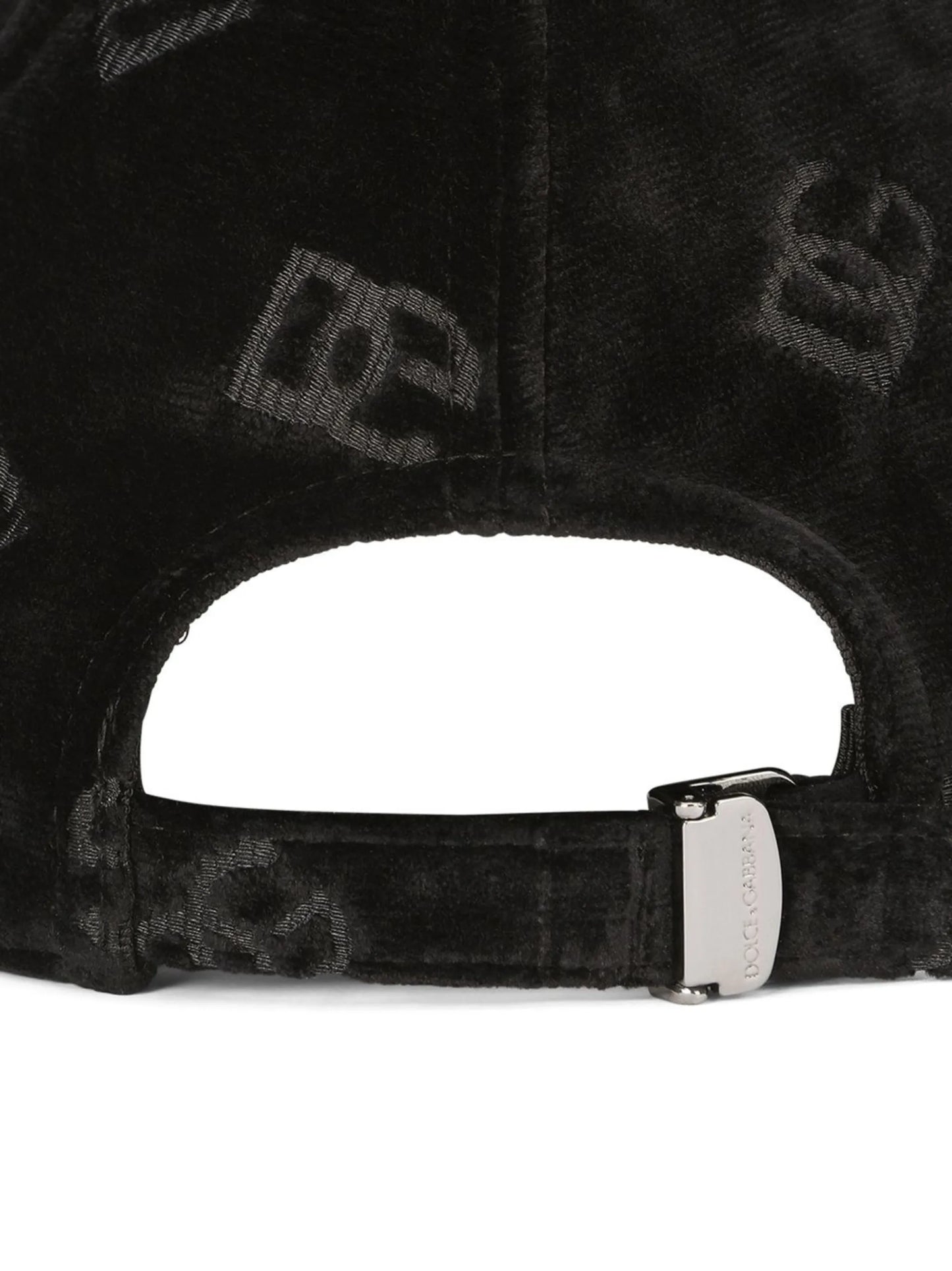 DG-logo velvet baseball cap