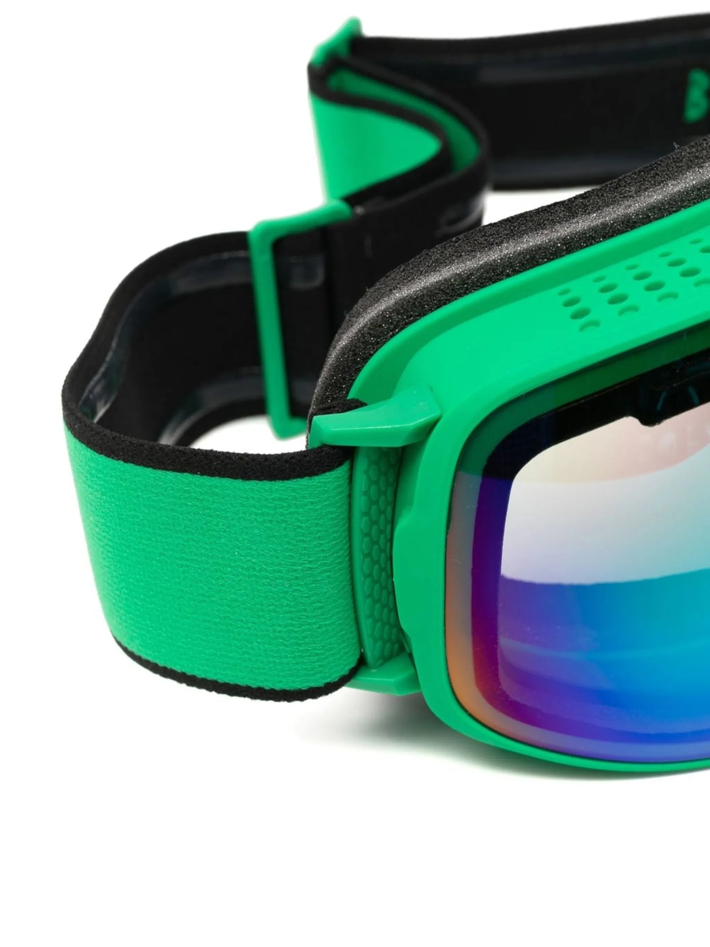 logo-intarsia ski goggles