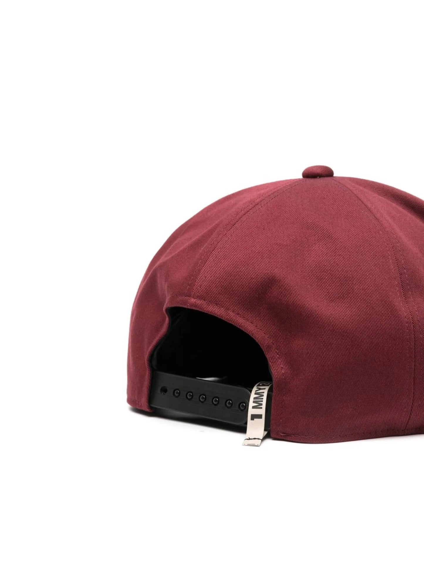 logo-patch flat-brim cap