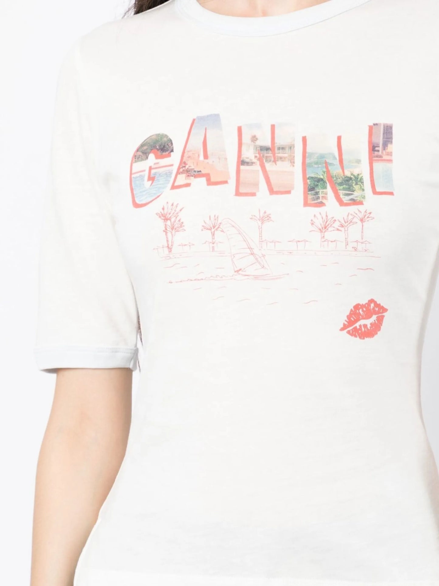 logo-print cotton T-shirt