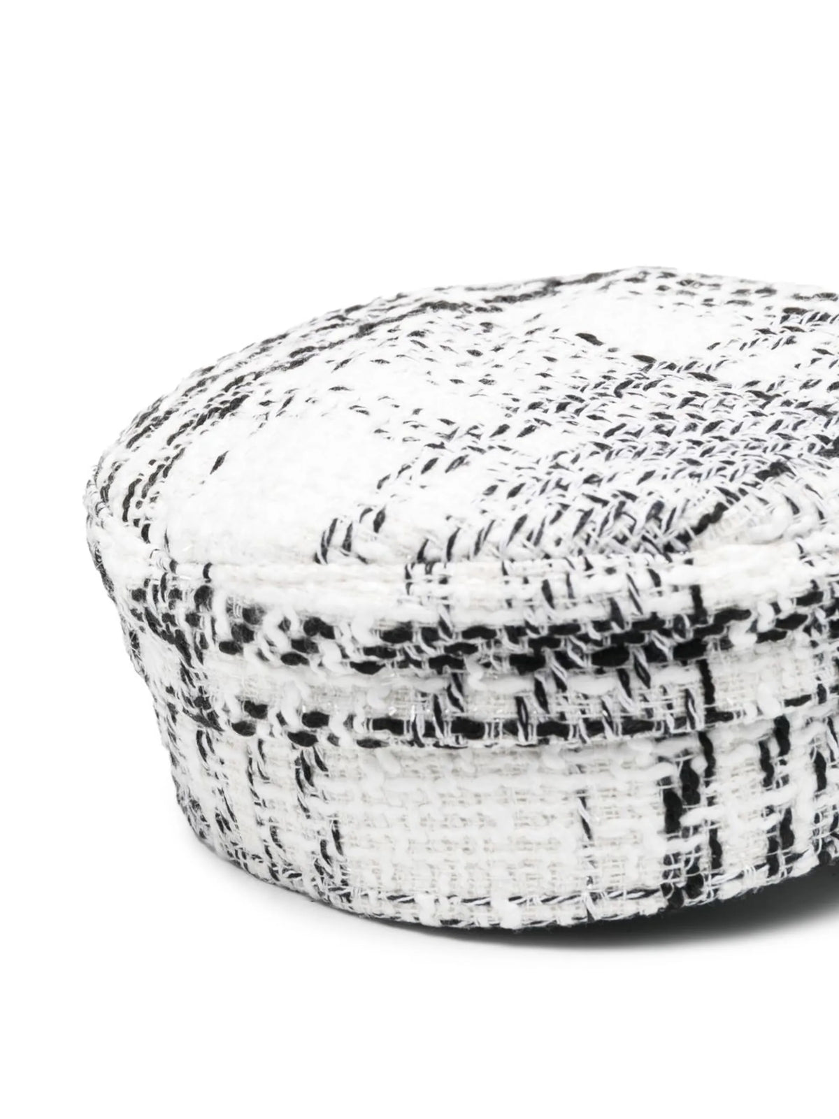 bouclé baker boy cap