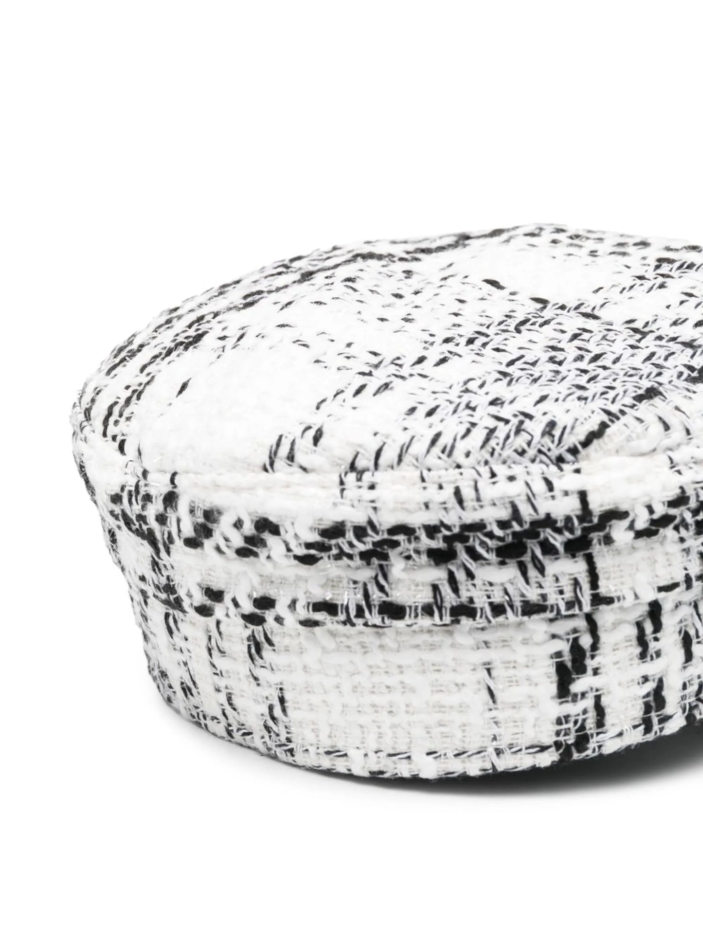 bouclé baker boy cap