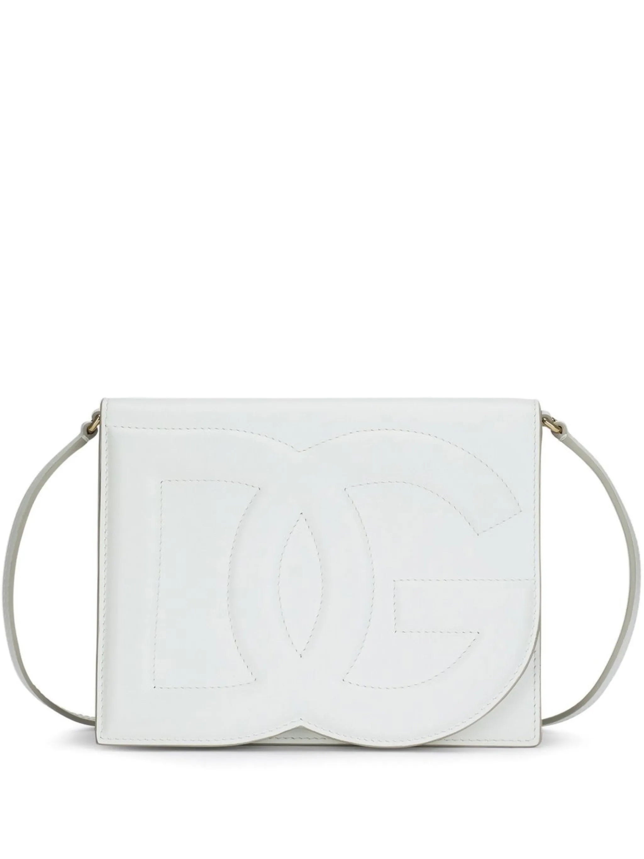 DG Logo leather cross body bag