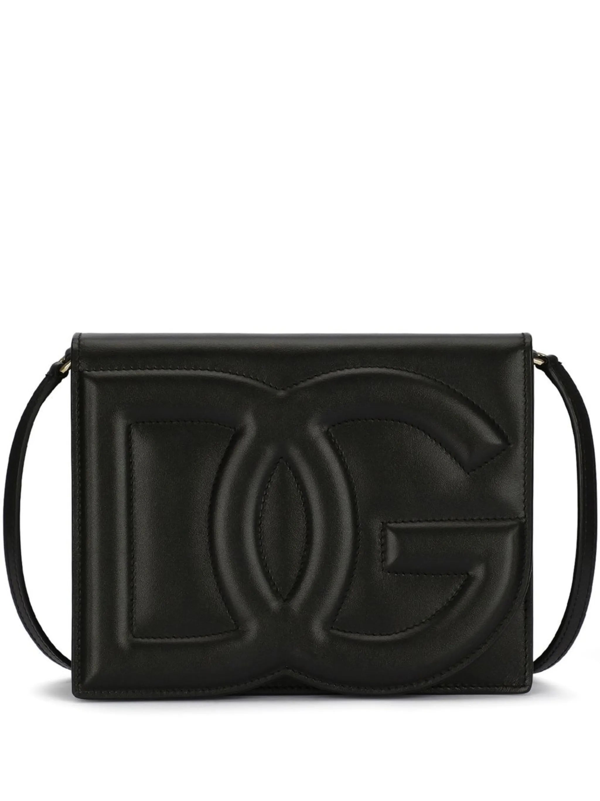 DG Logo leather cross body bag