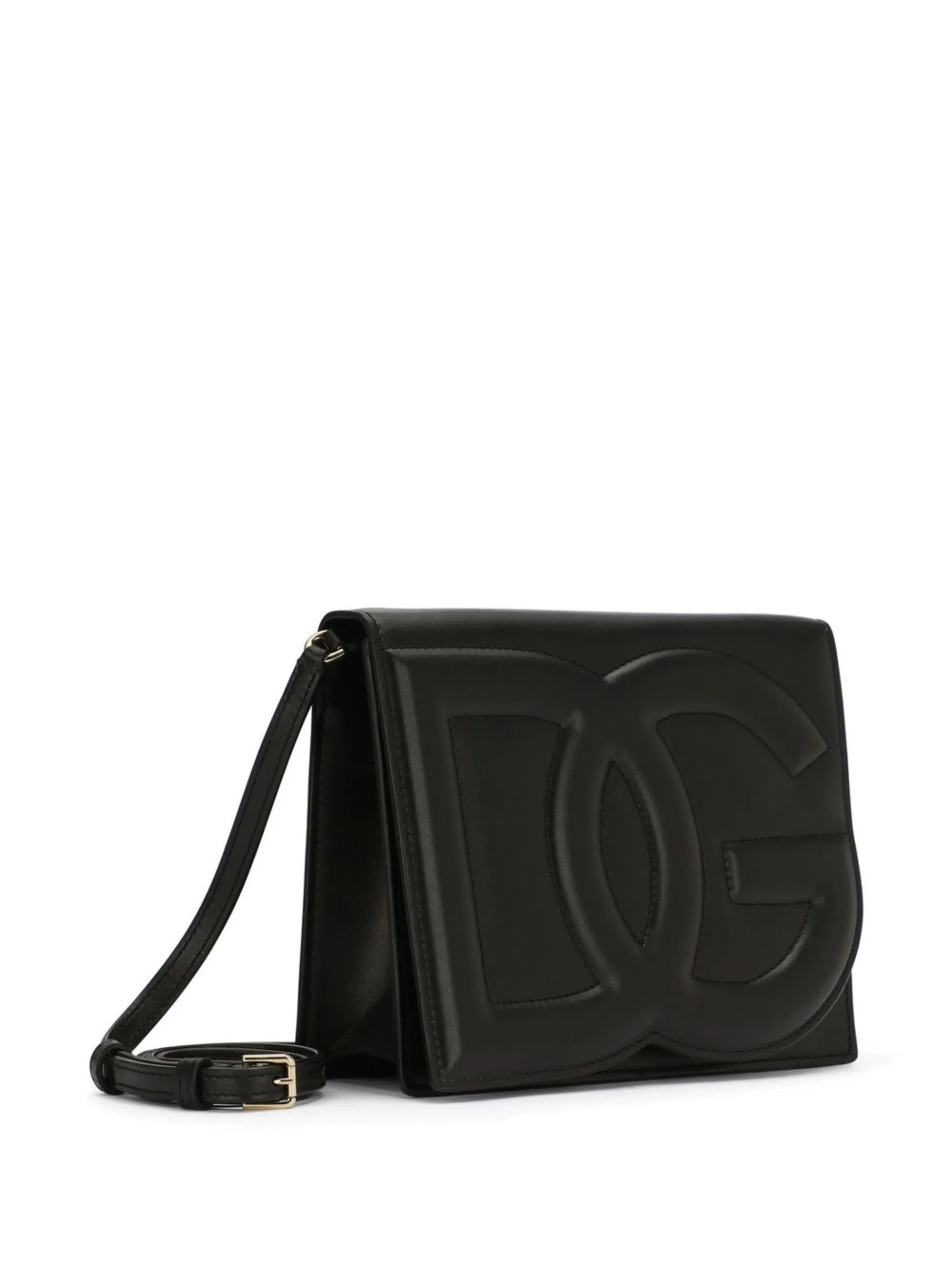 DG Logo leather cross body bag
