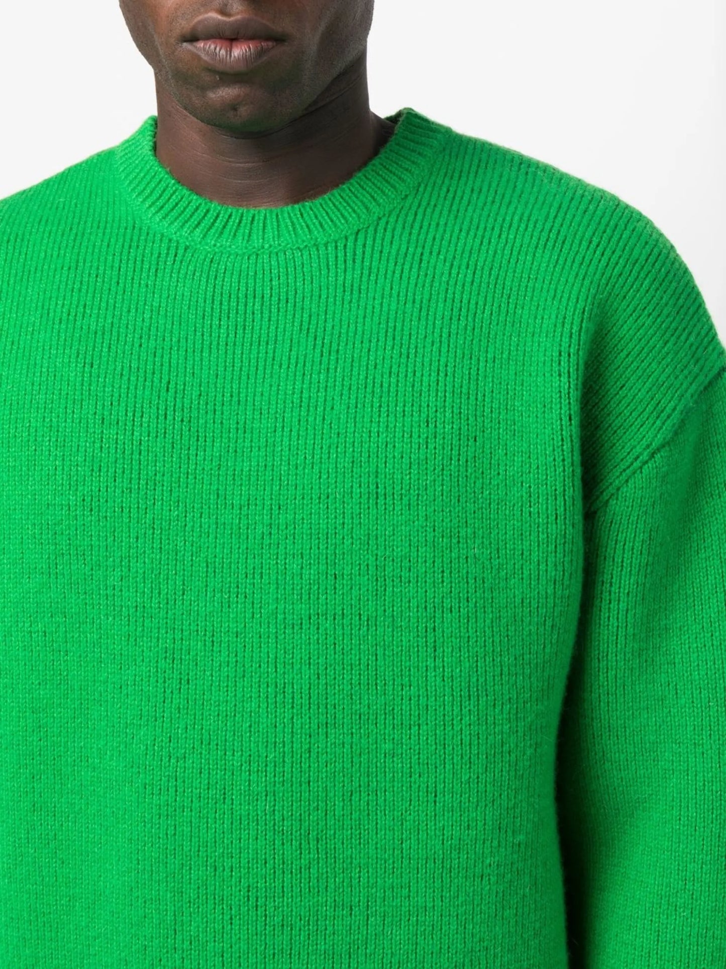 ladder-stitch logo jumper