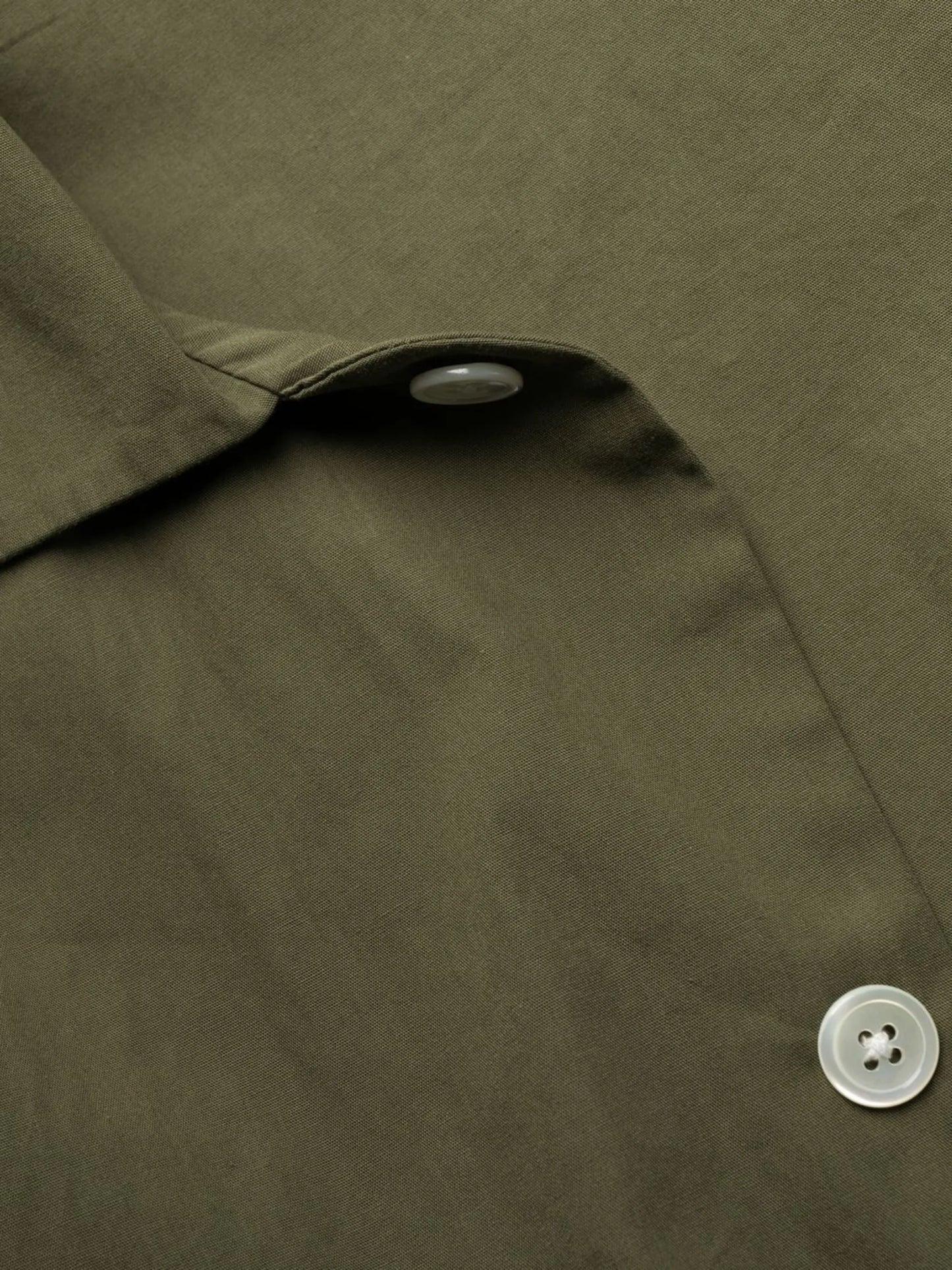 short-sleeved organic cotton pajama shirt