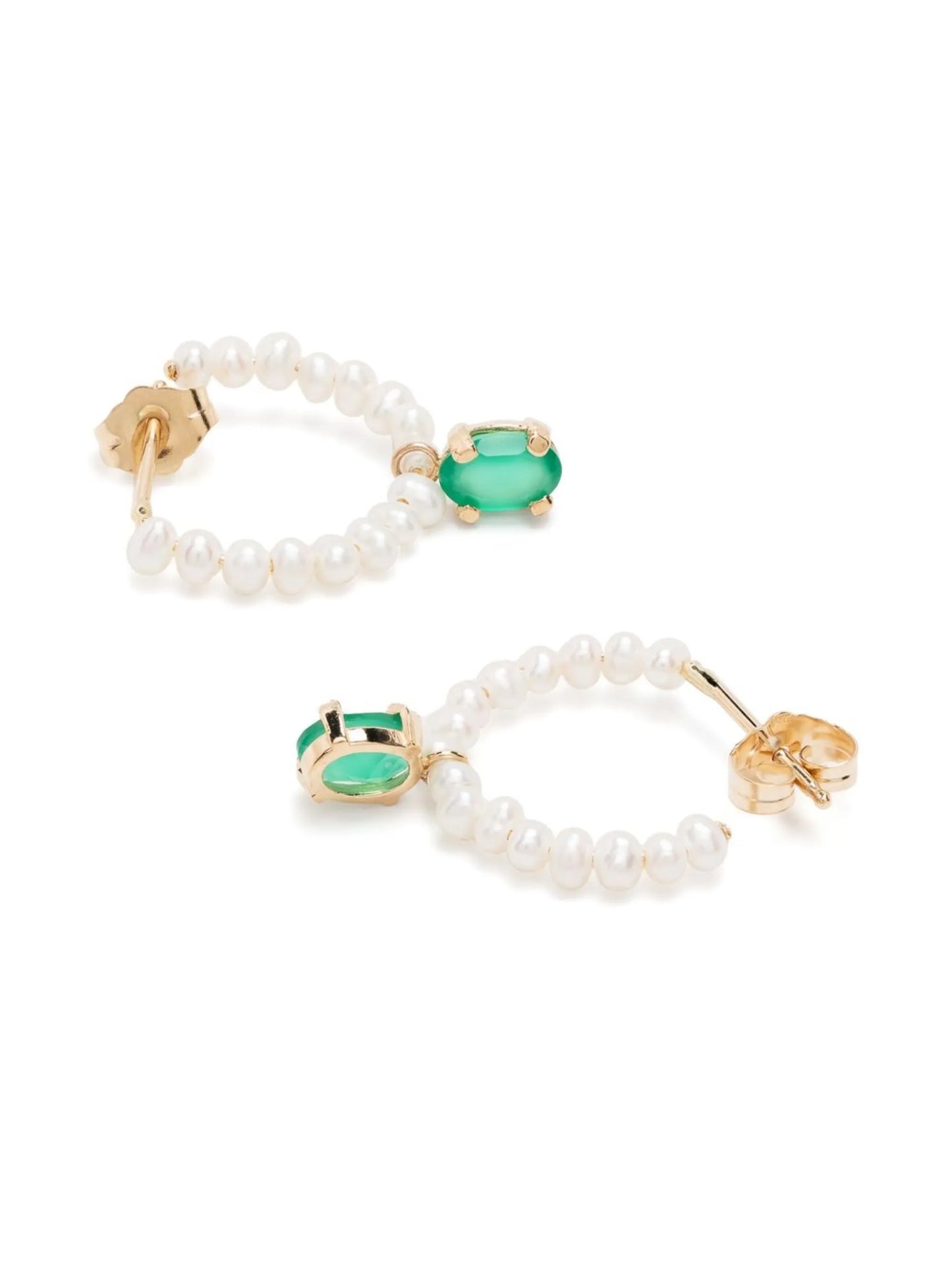 14kt yellow gold Almira Darling pearl earrings