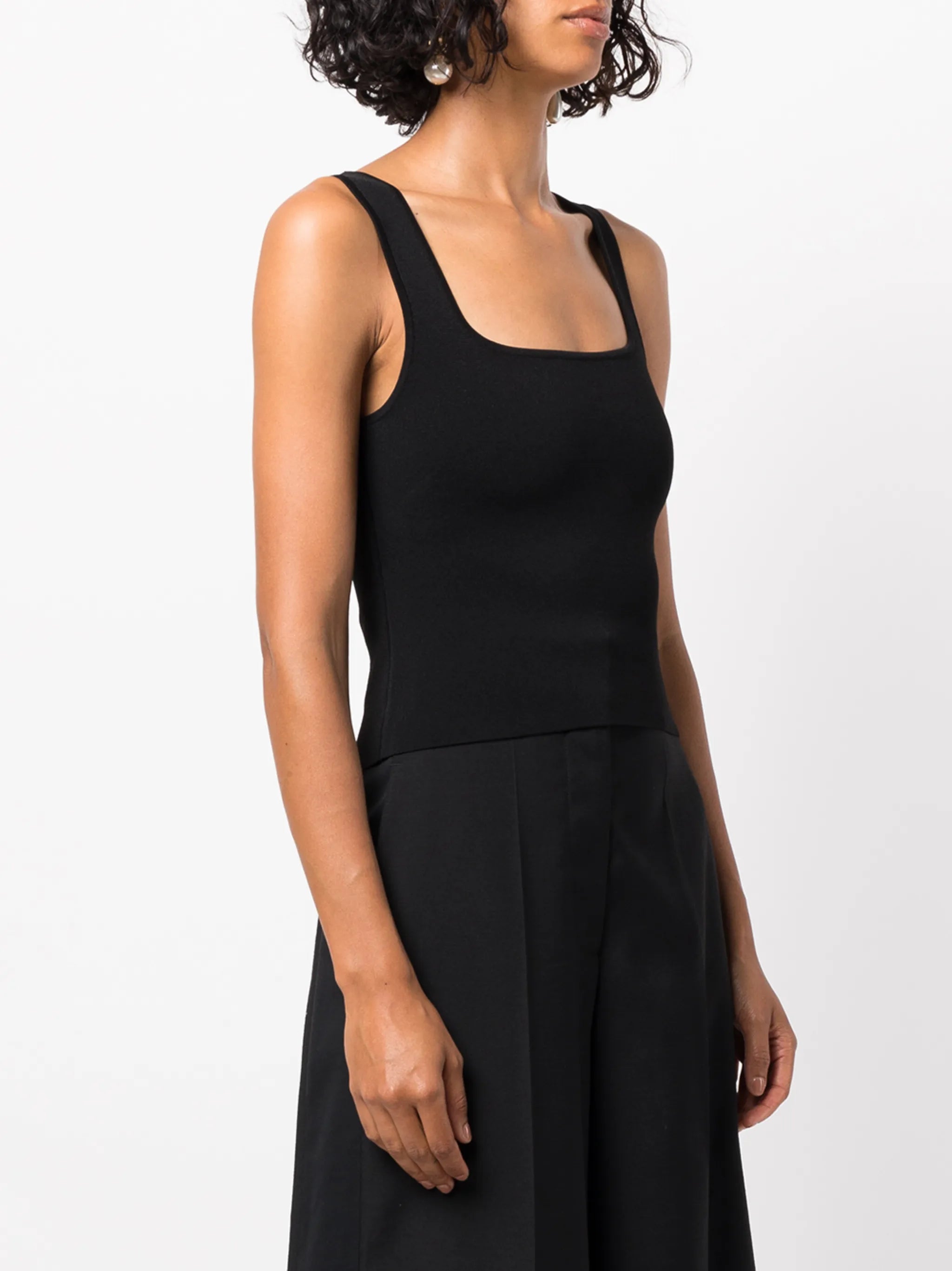square neck vest top