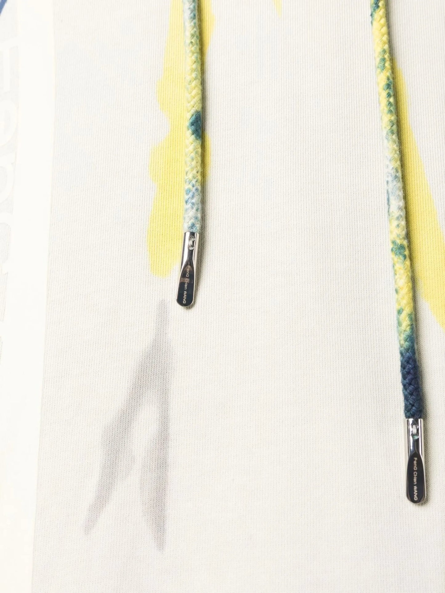 tie-dye print cotton hoodie