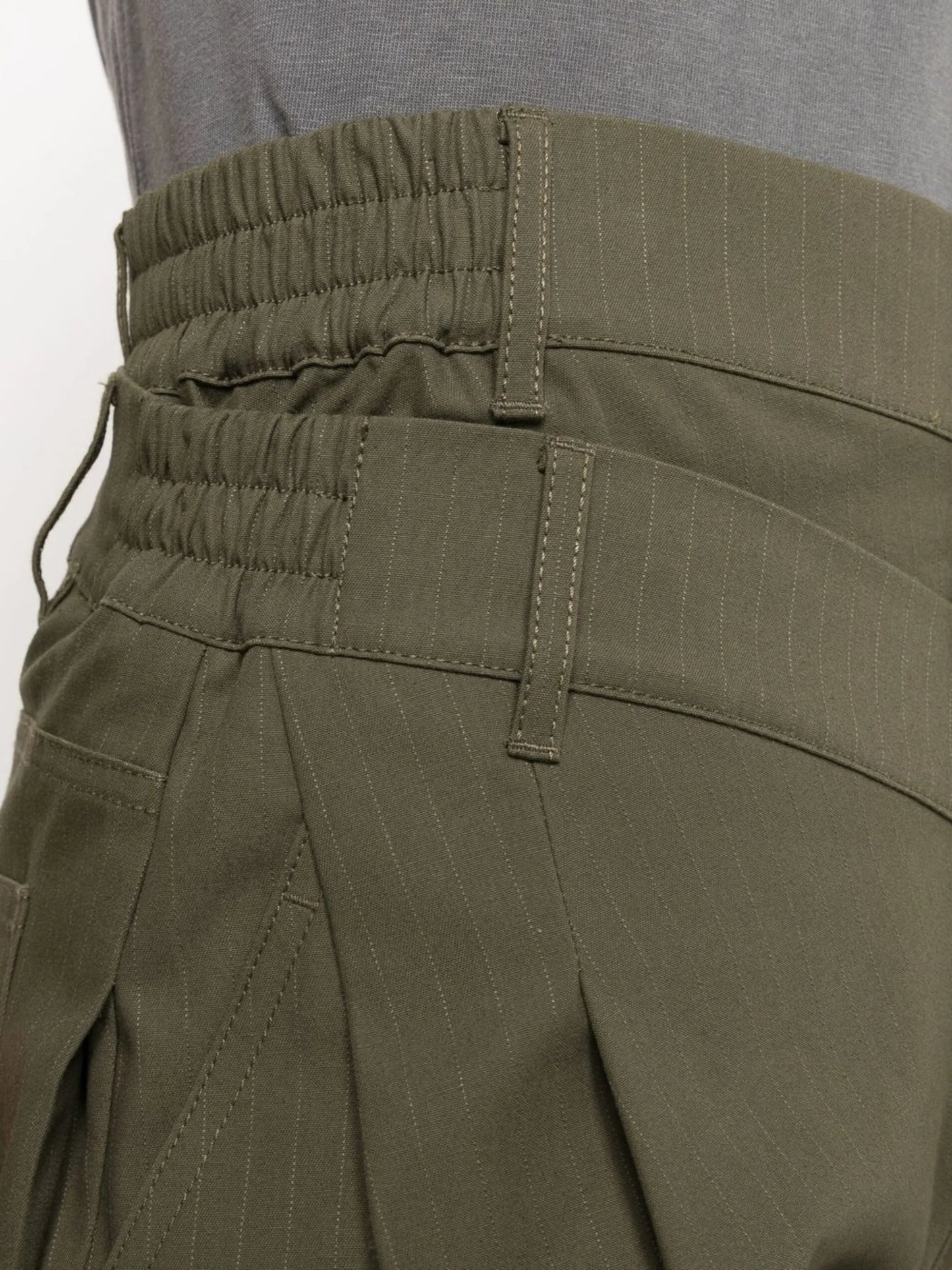 double-waistband trousers