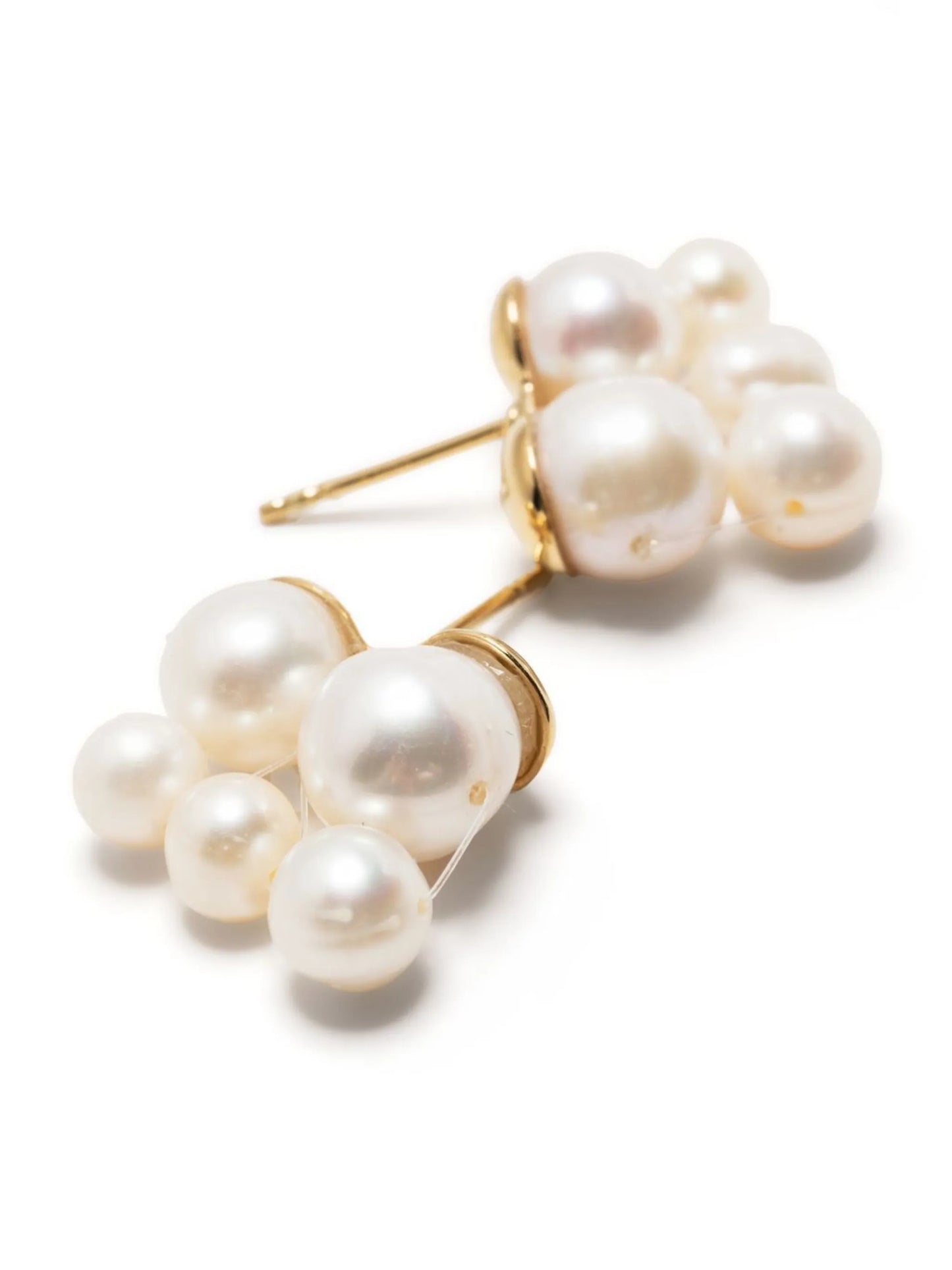 pearl stud earrings