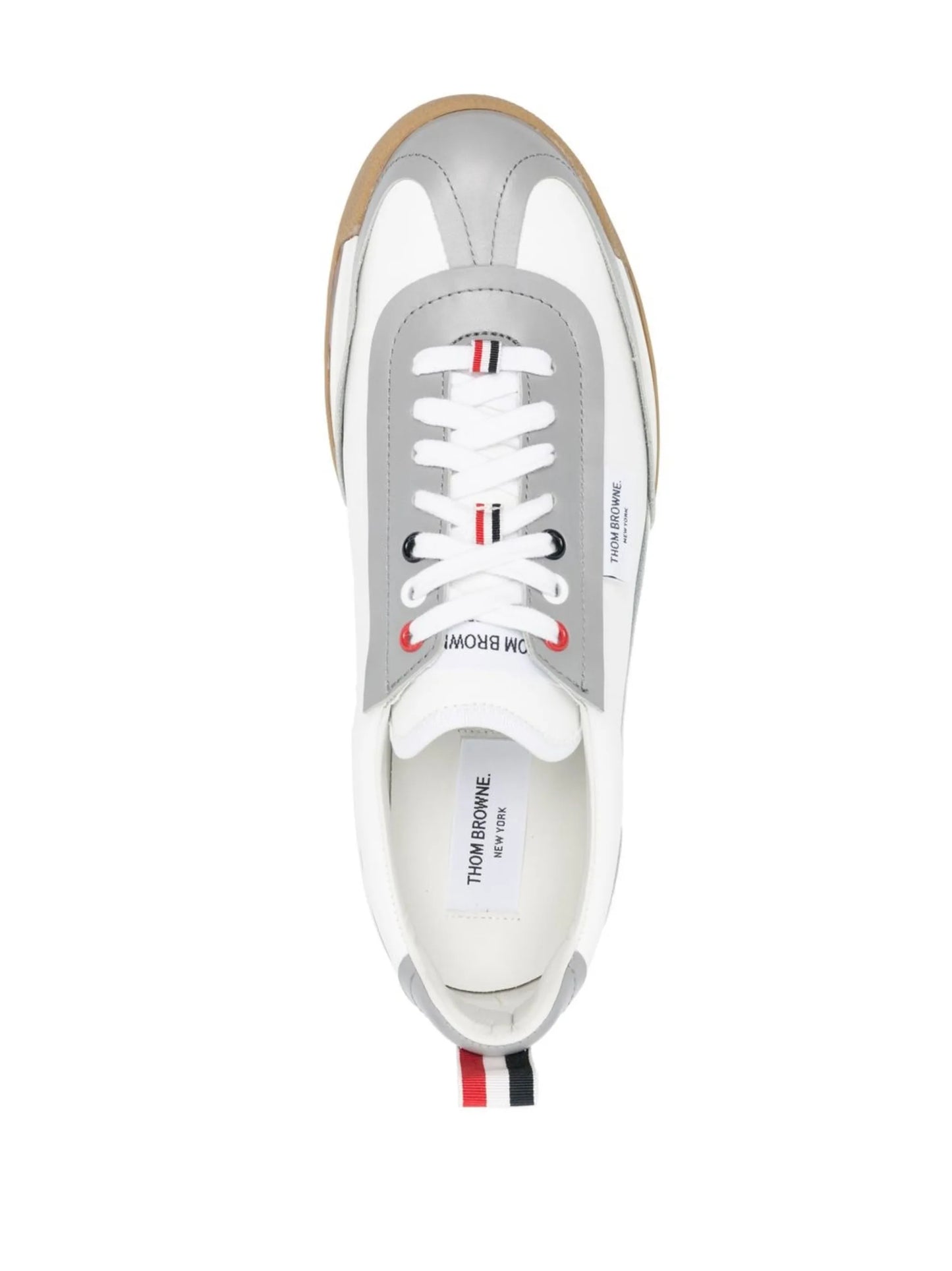 Tech Runner leather low-top sneakers