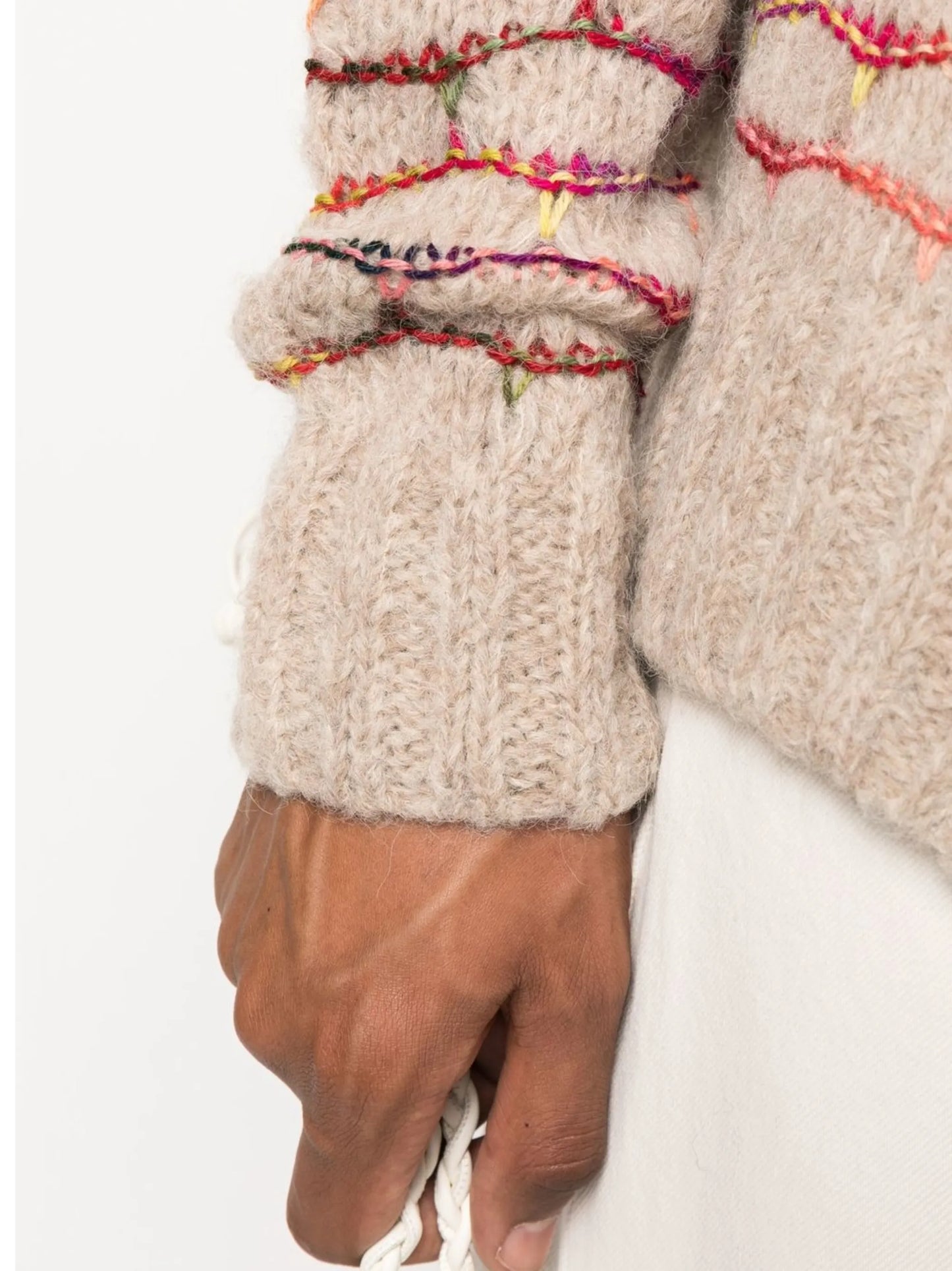 Cloud Spacedye alpaca cardigan