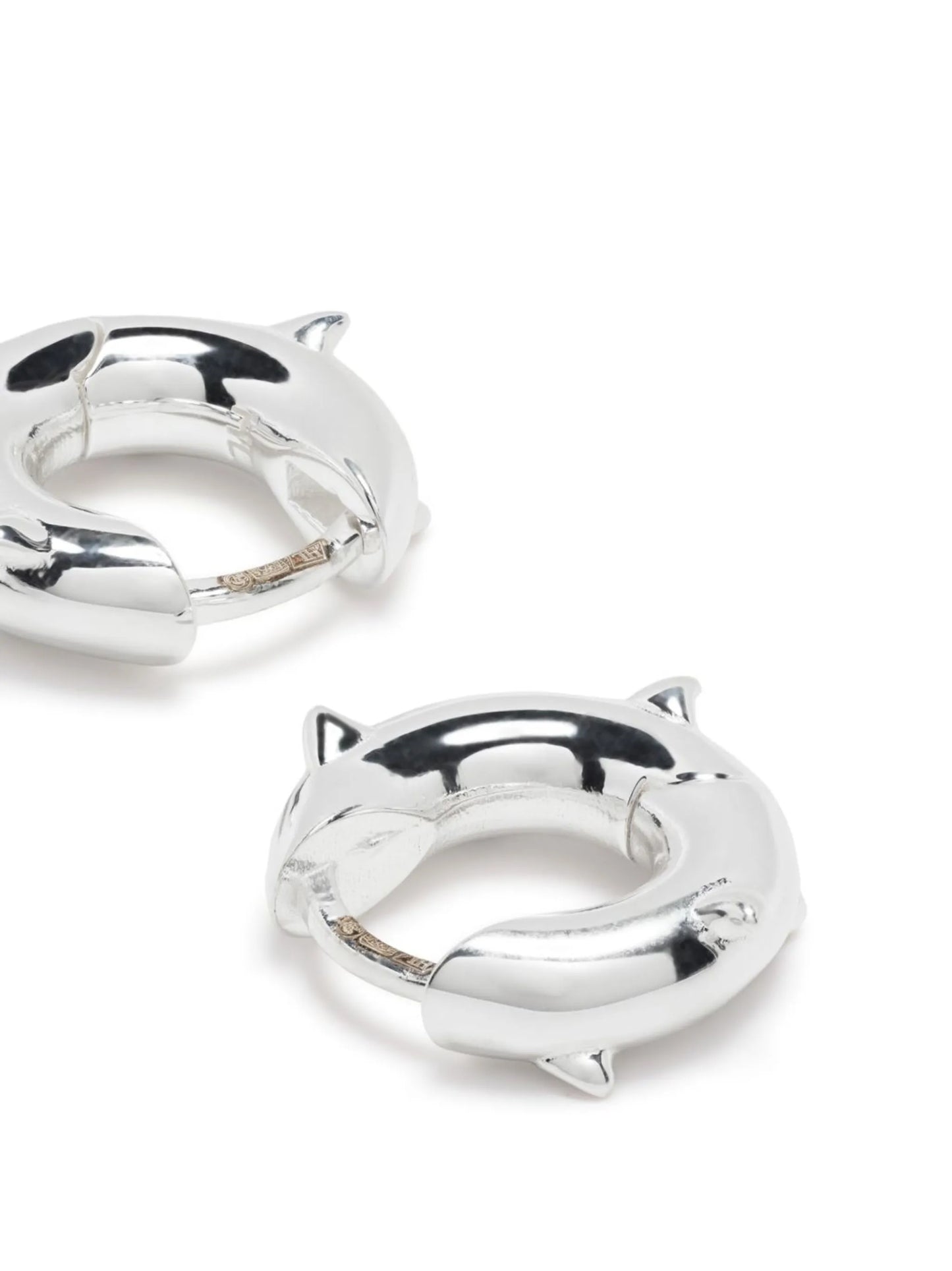 Thorn hoop earrings