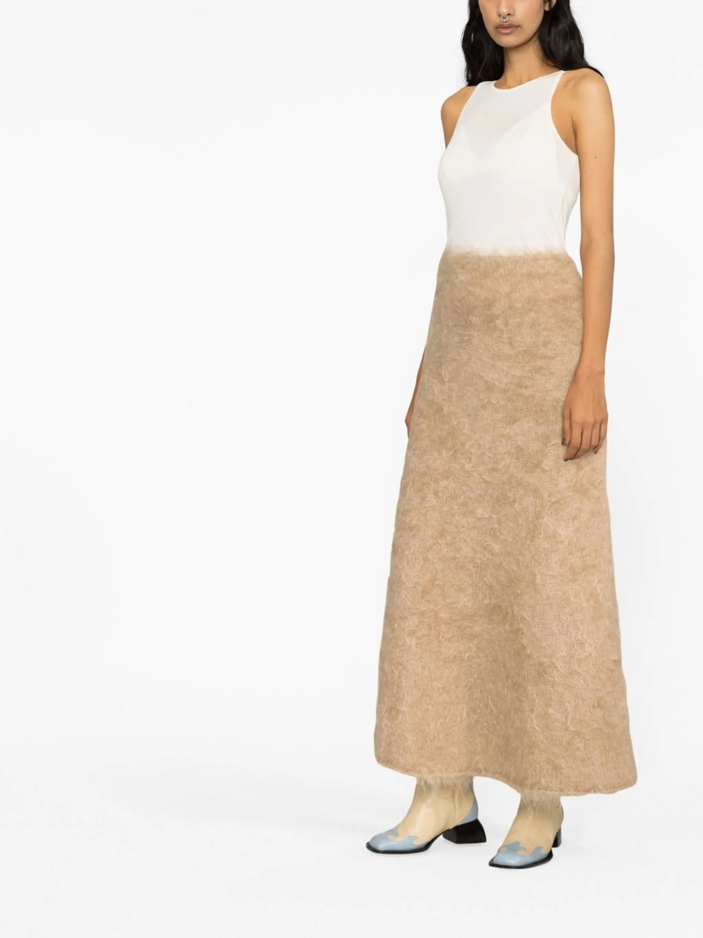Amieeh fine ribbed tank top