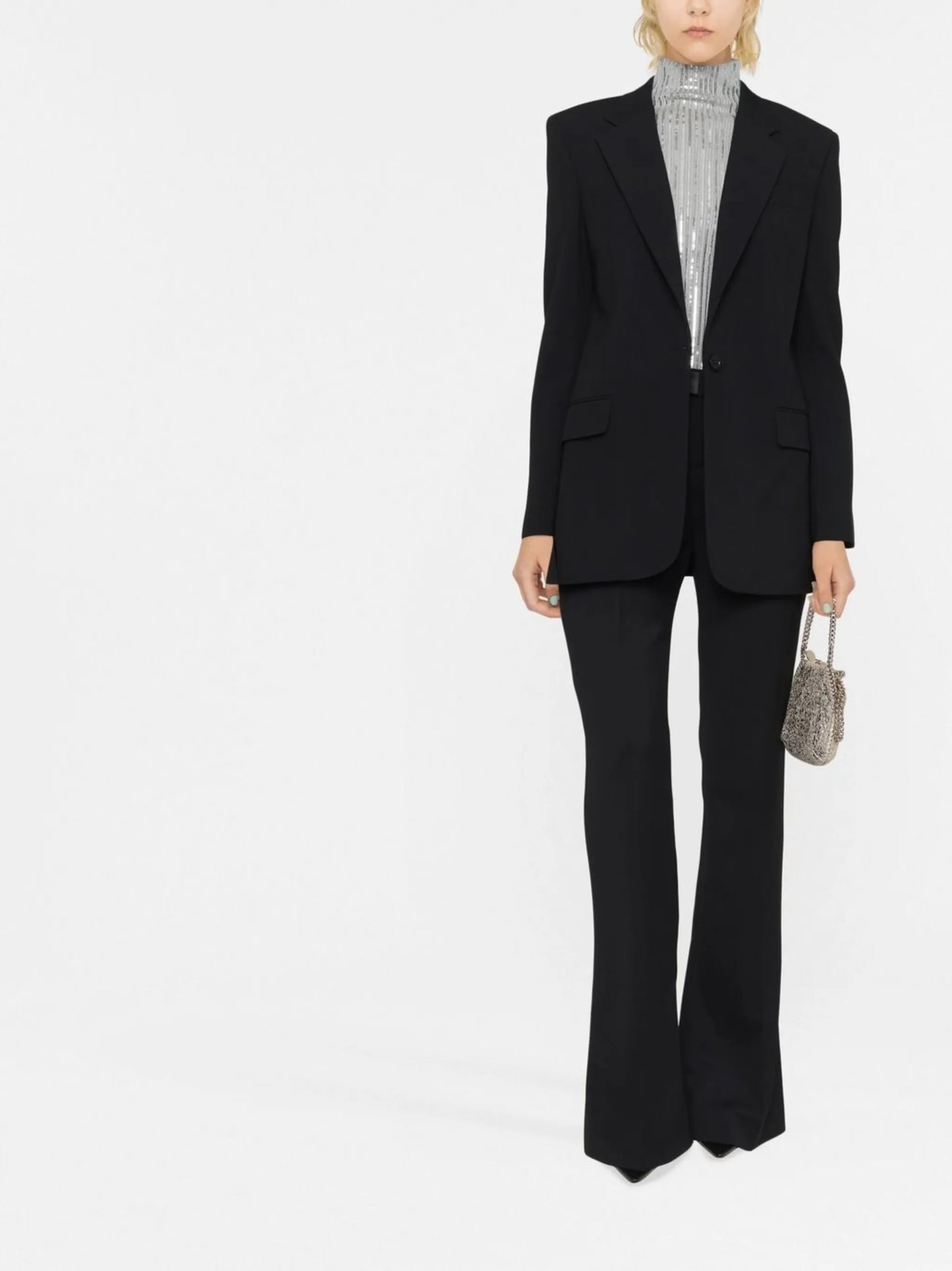 single-breasted oversize blazer