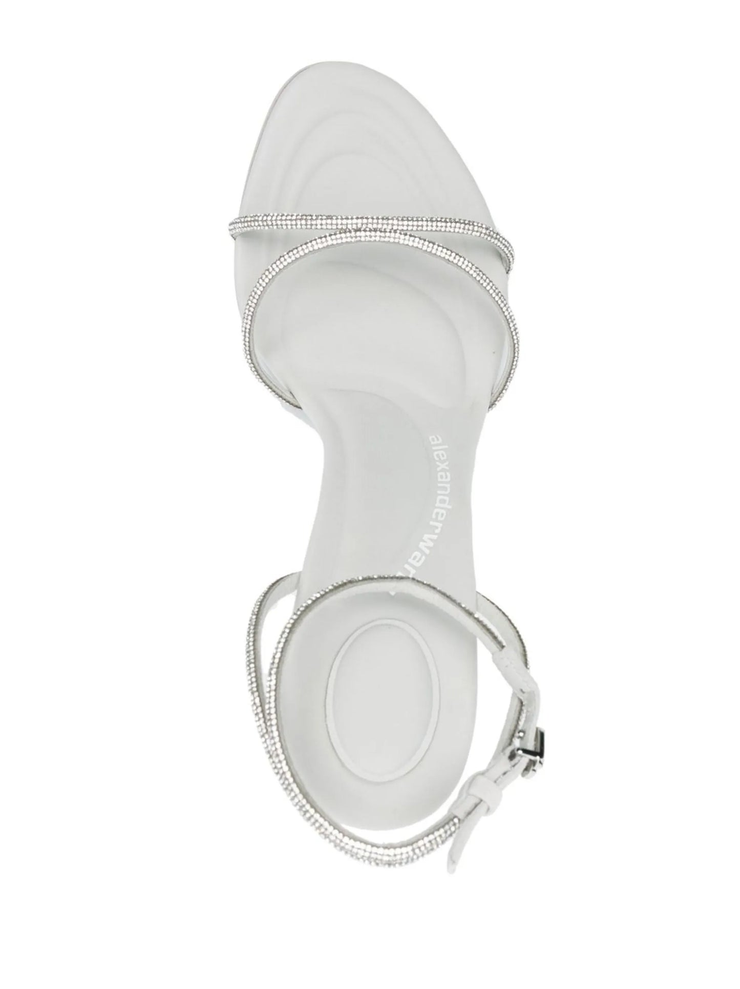 Dahlia crystal-embellished 105mm sandals