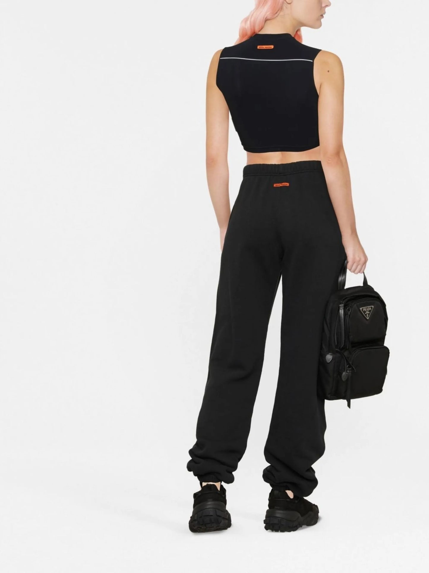 logo-print track pants