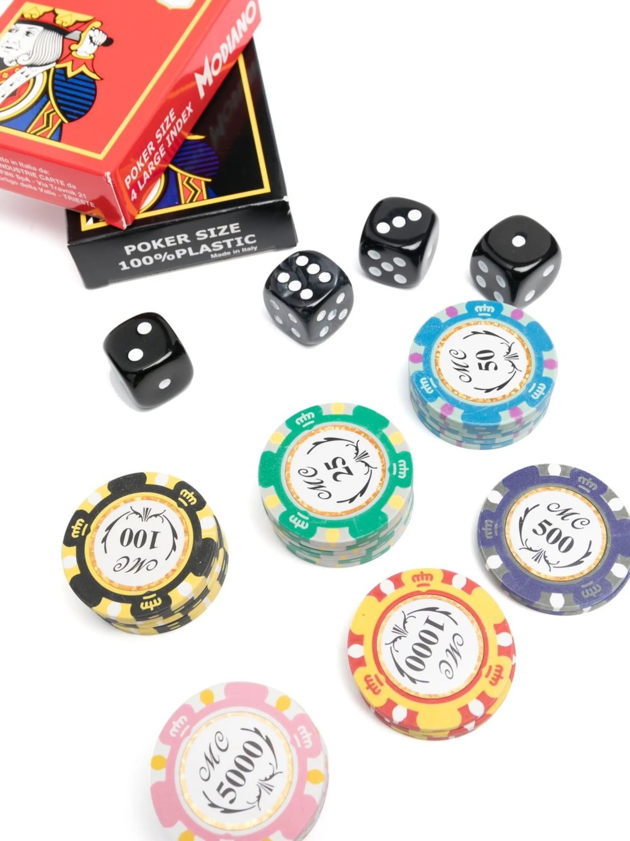 440 Chip Leather poker set