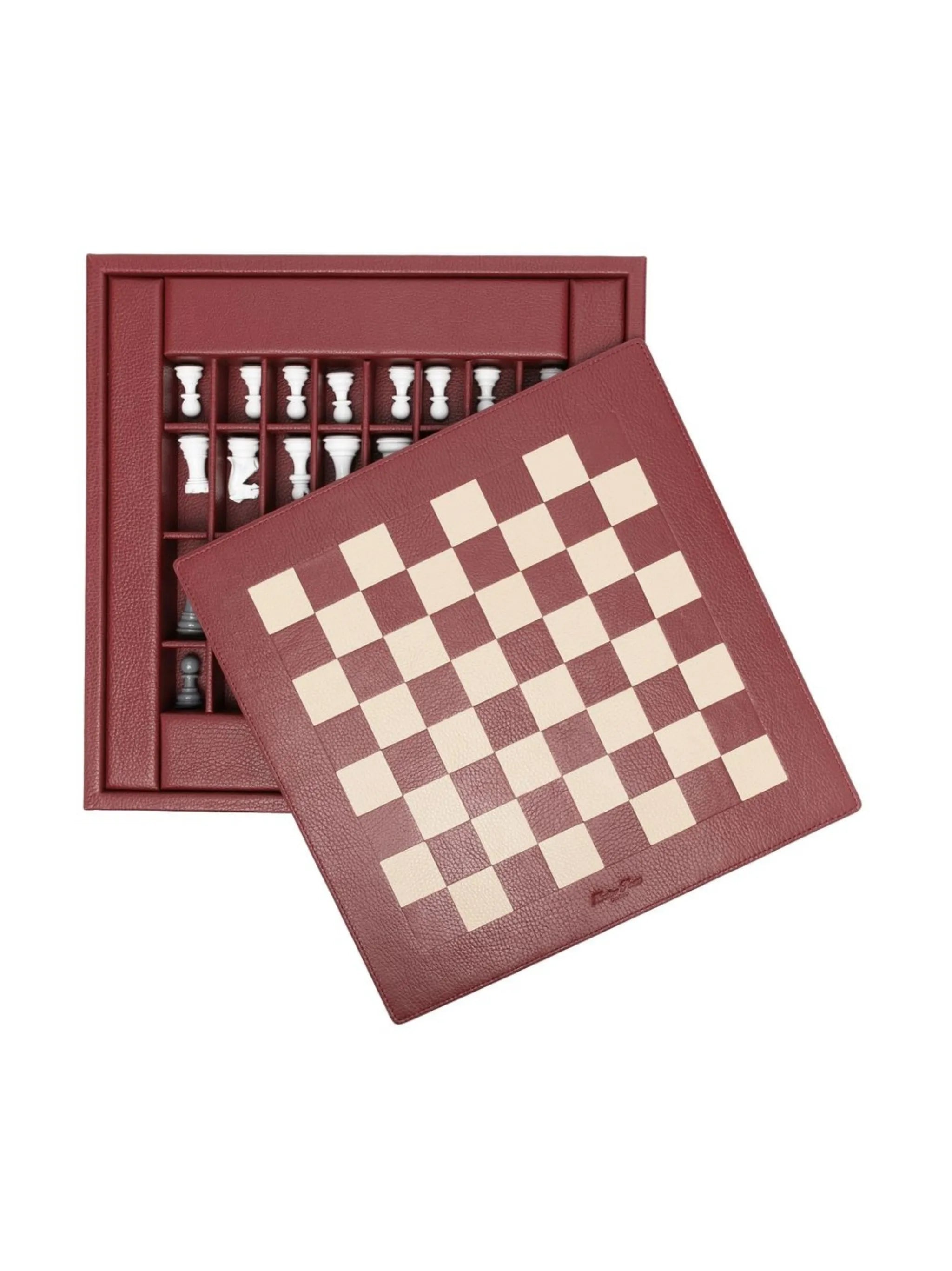 chessboard leather box set (37cm)