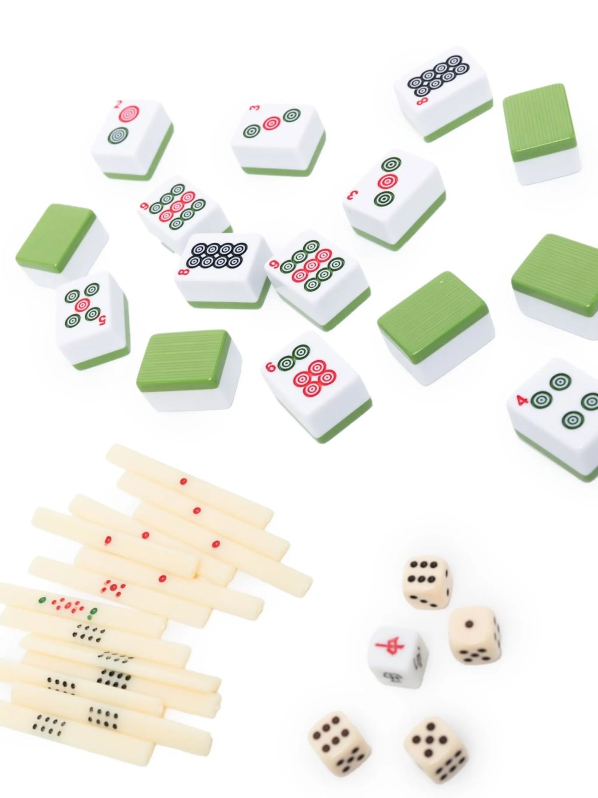 Mah-jong leather game set
