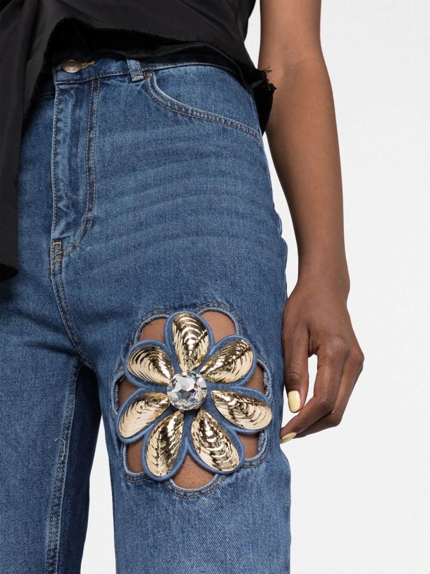 Mussel Flower jeans