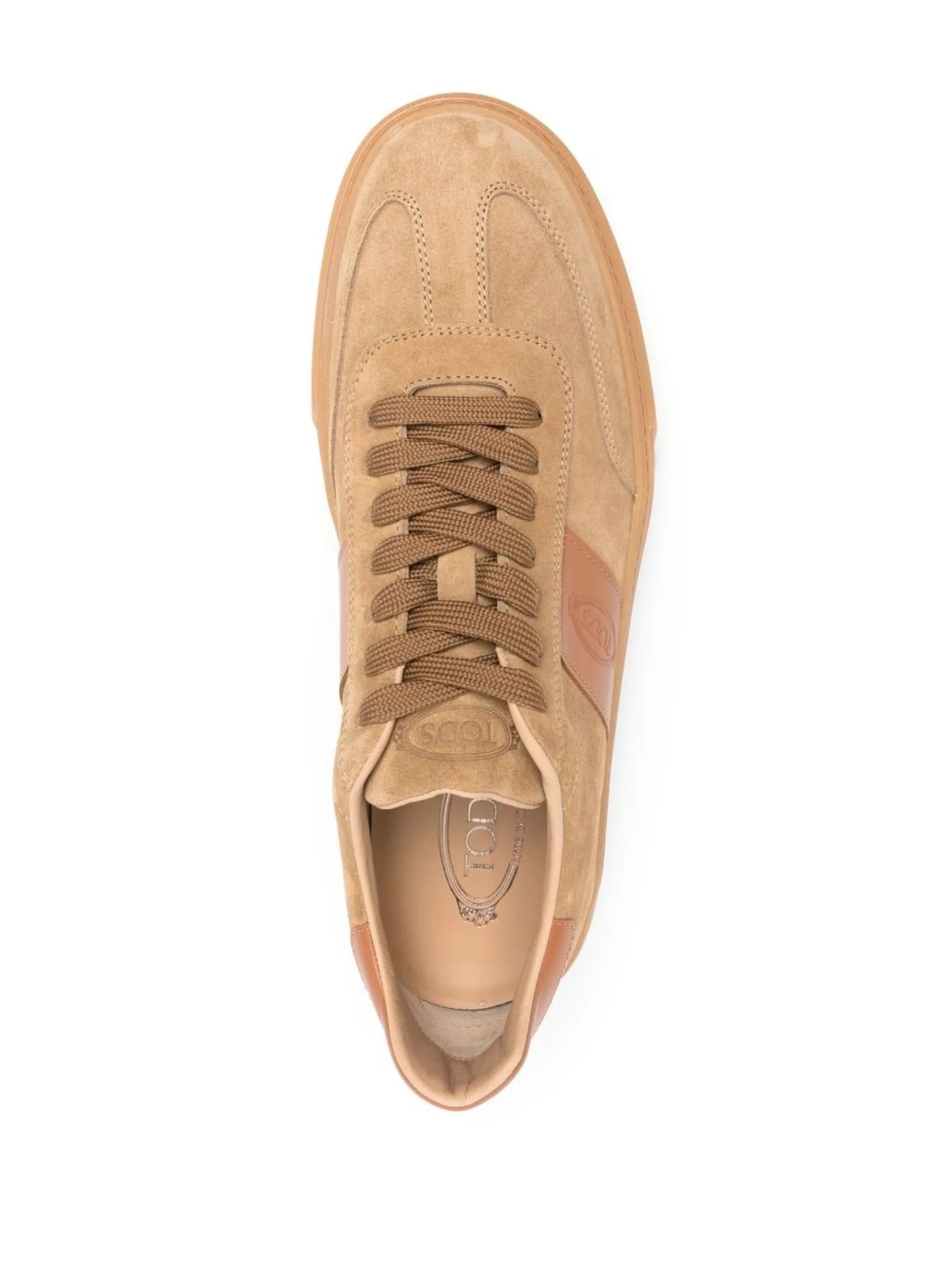 suede low-top sneakers