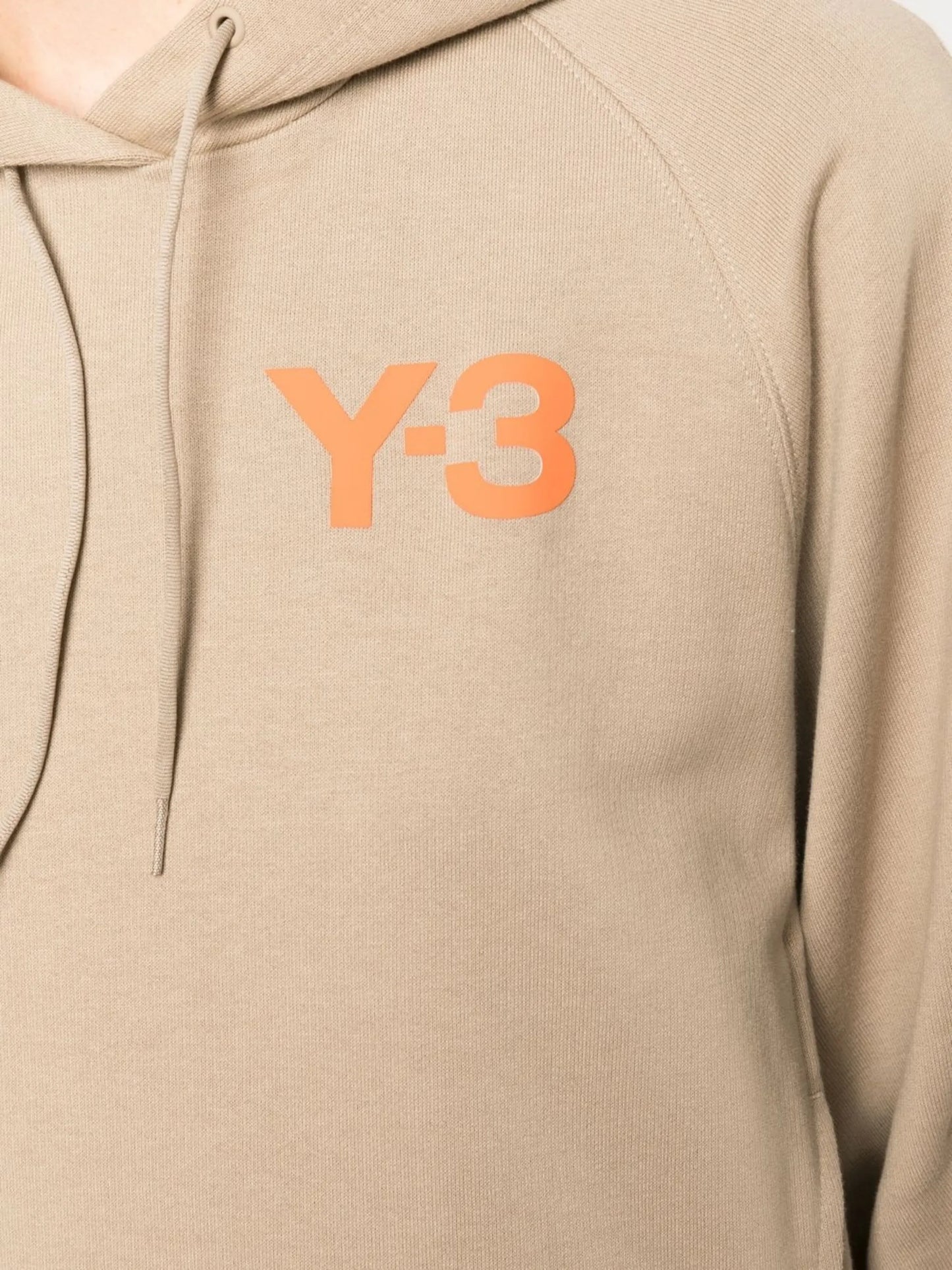 Felpa logo-print cotton hoodie