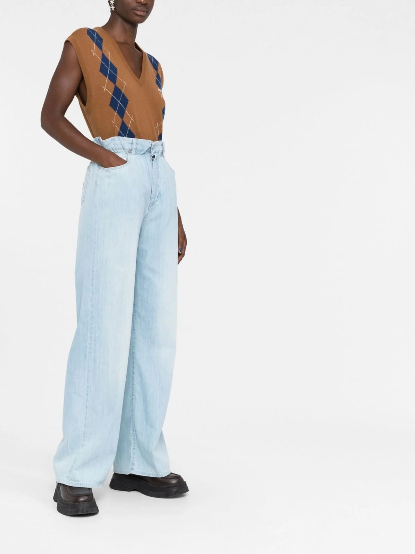 paperbag-waist jeans