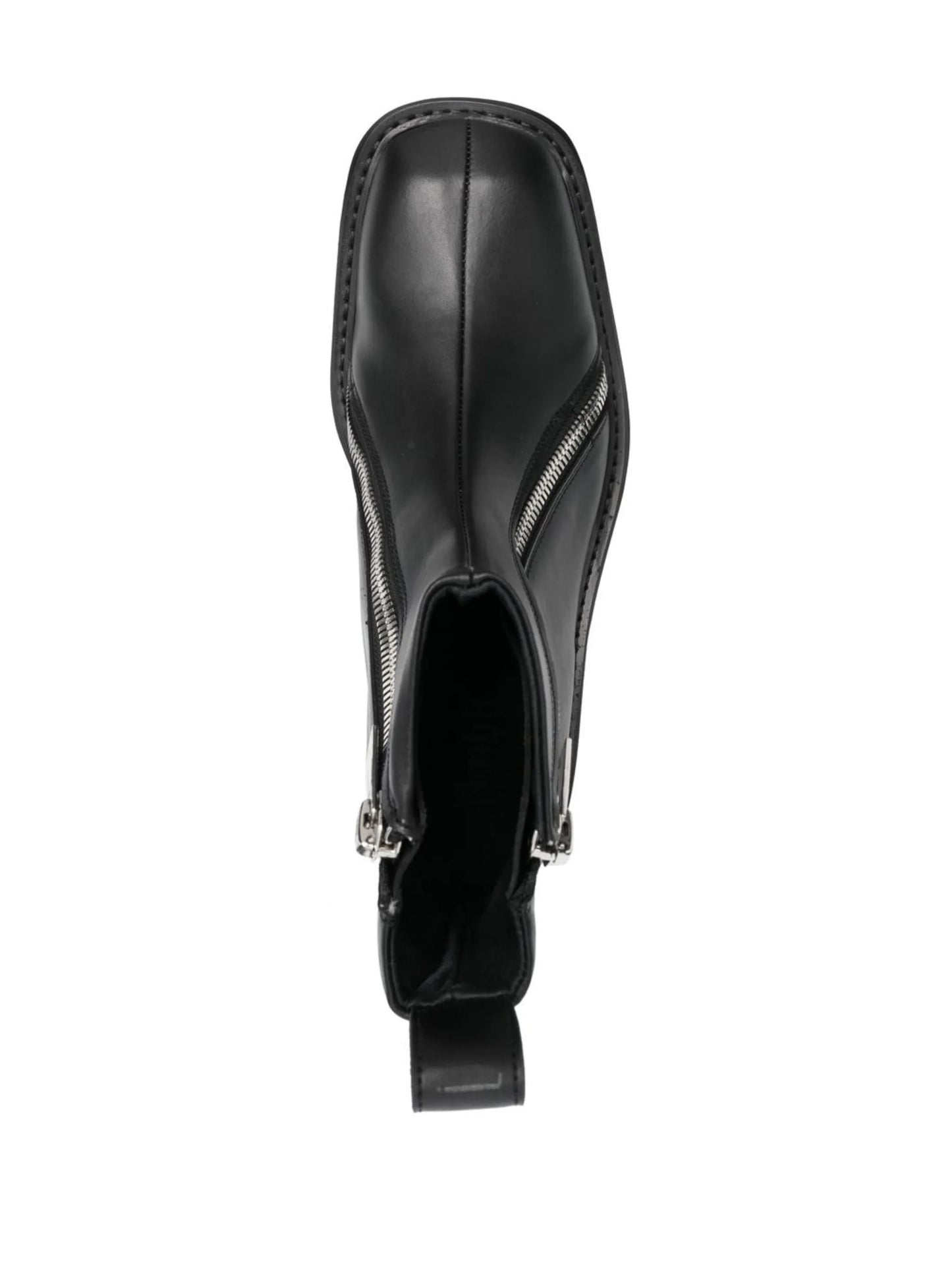 double-zip ankle boots