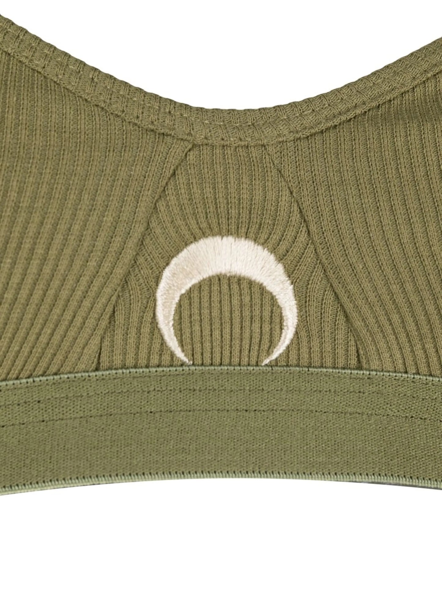 organic-cotton ribbed bra