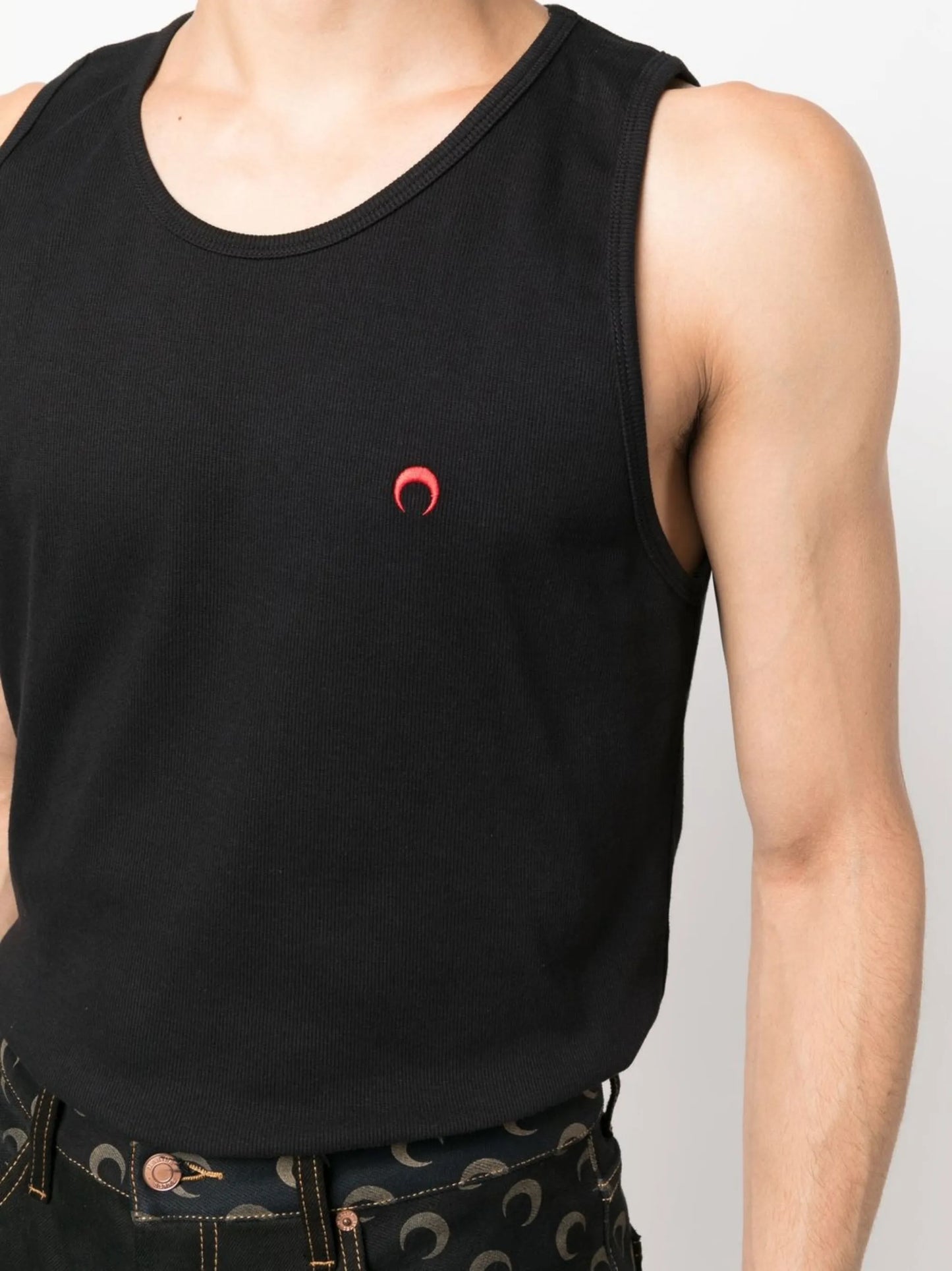 Crescent Moon organic cotton tank top