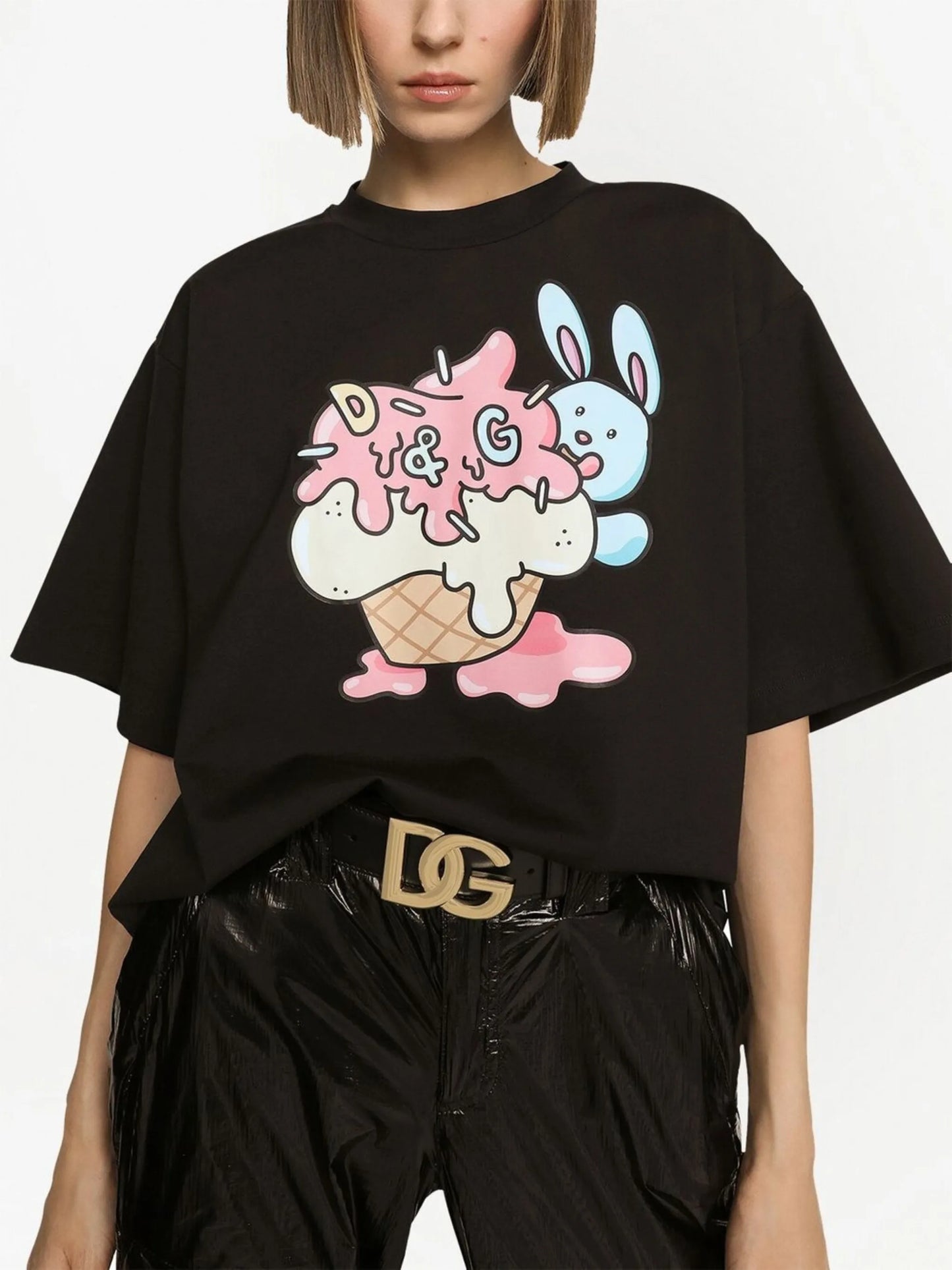 graphic-print short-sleeved T-shirt