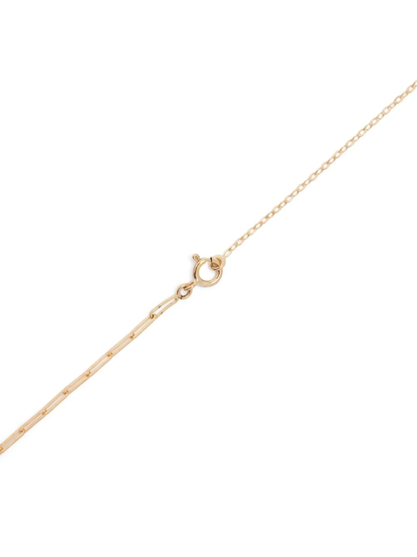 18kt yellow gold Collier emerald necklace
