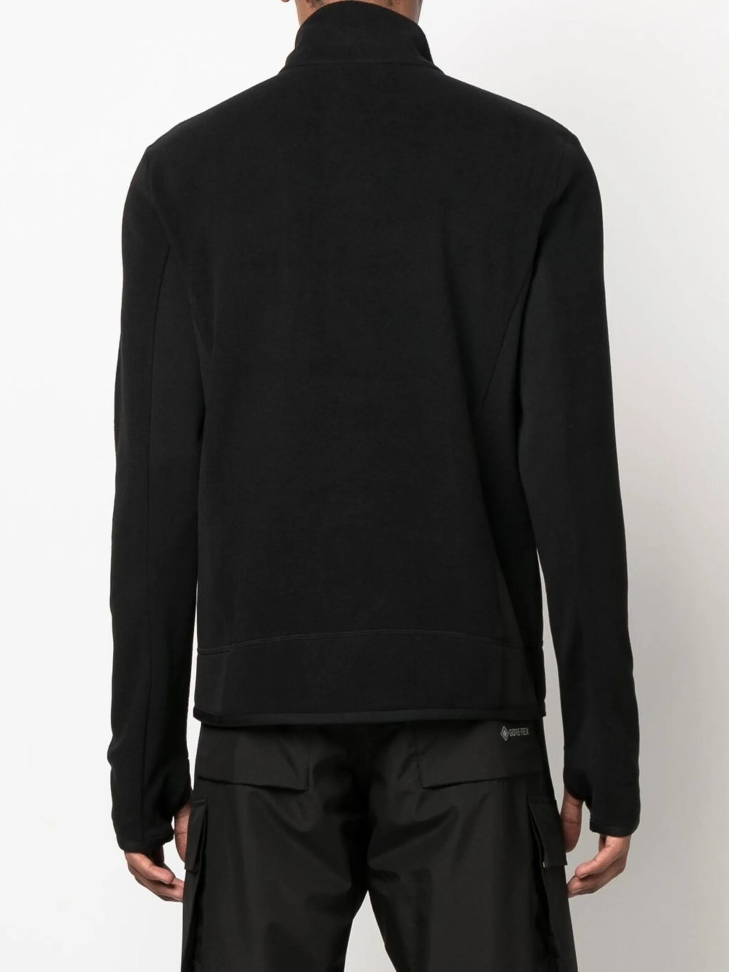 half-zip front sweatshirt