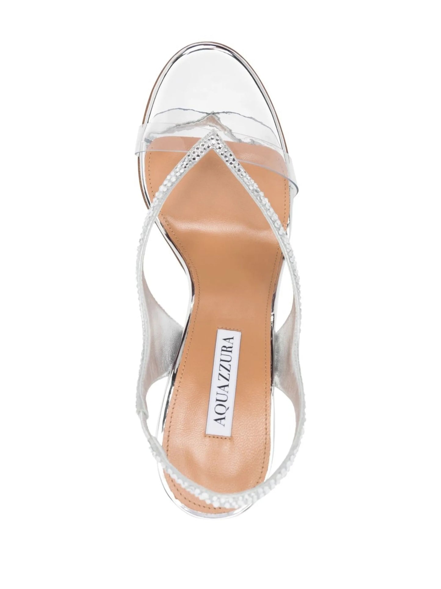 Izzy 105mm crystal-embellished slingack sandals