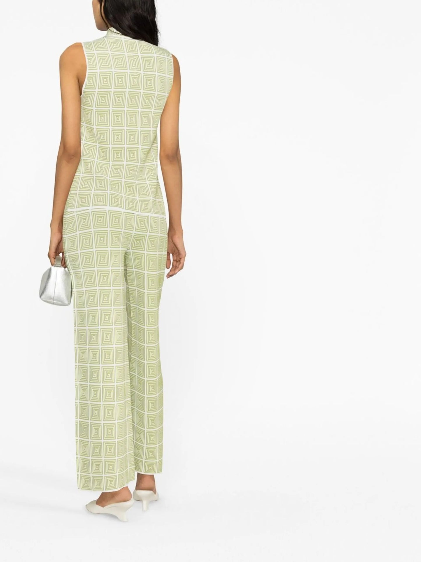 Burke geometric-pattern top