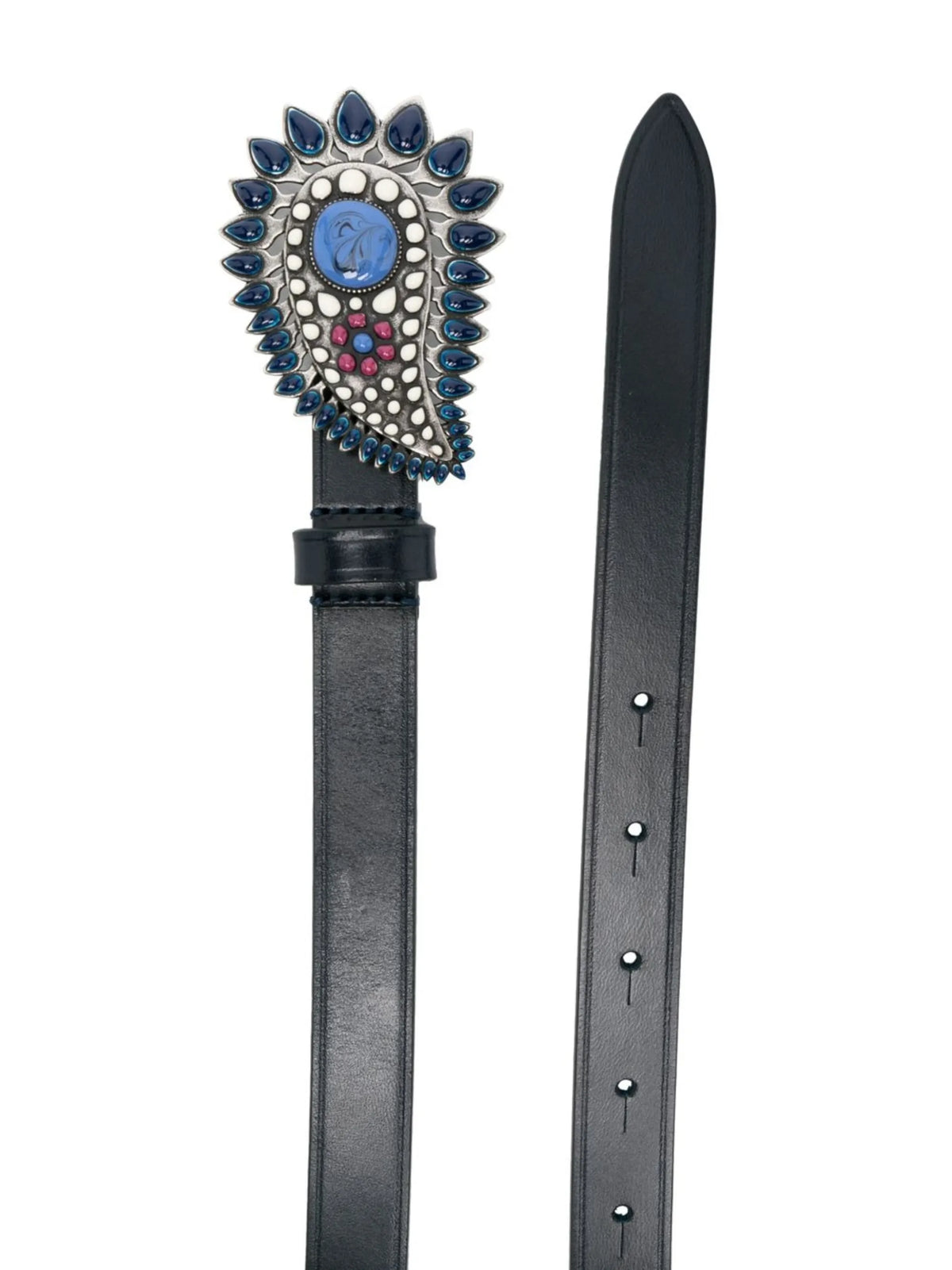 Alayne gem-buckle belt