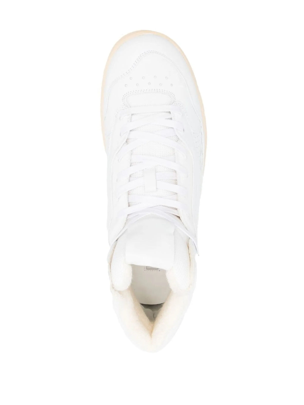gum-sole high-top sneakers