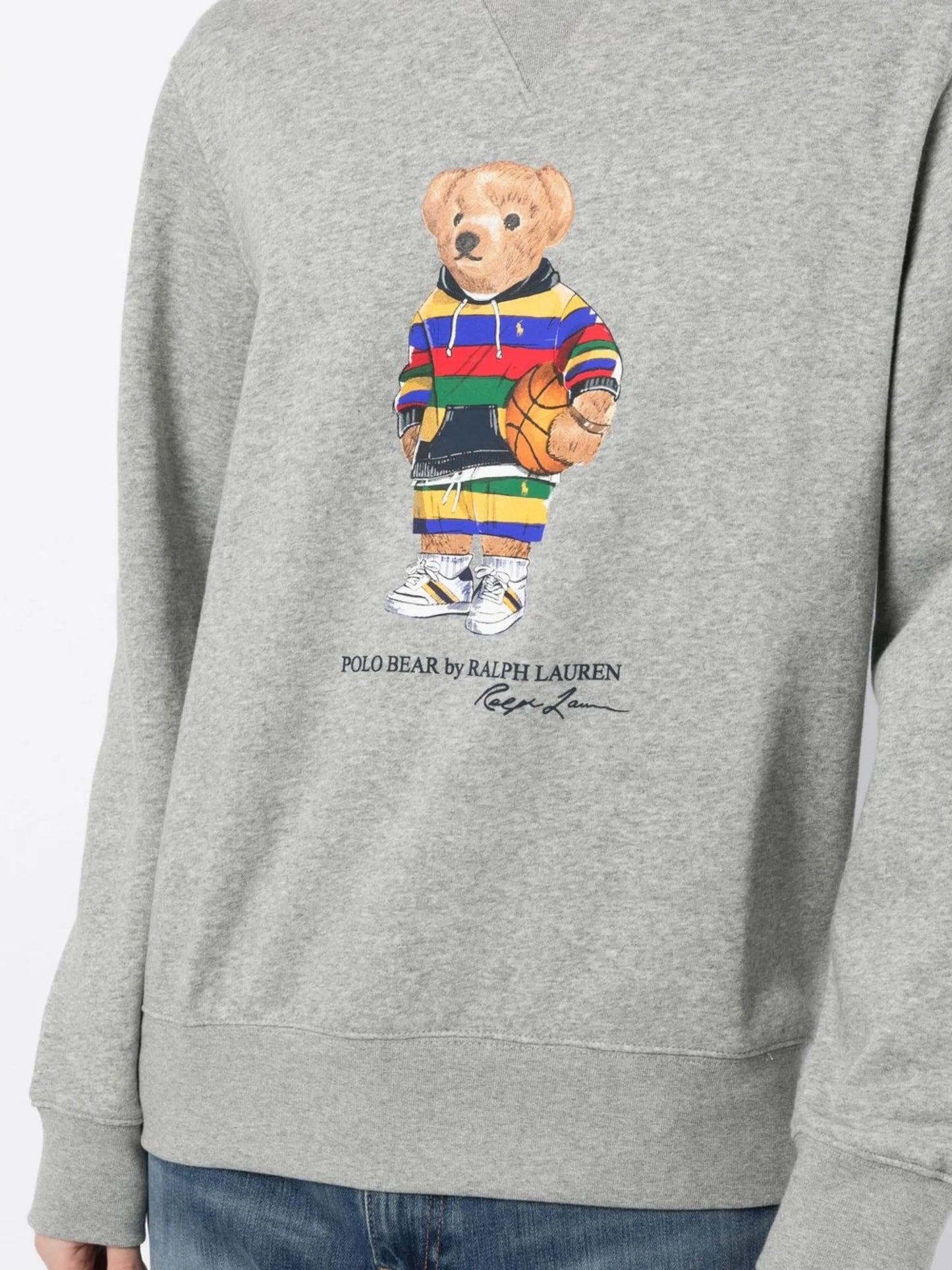 Polo Bear fleece sweatshirt
