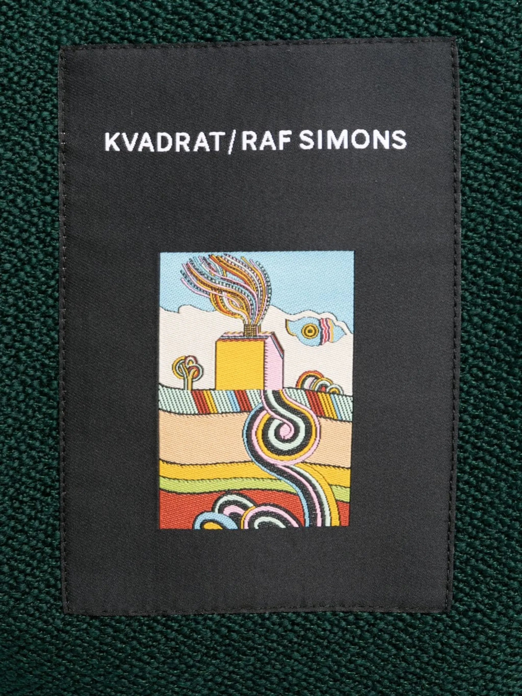 x Raf Simons Vidar logo-patch tote bag