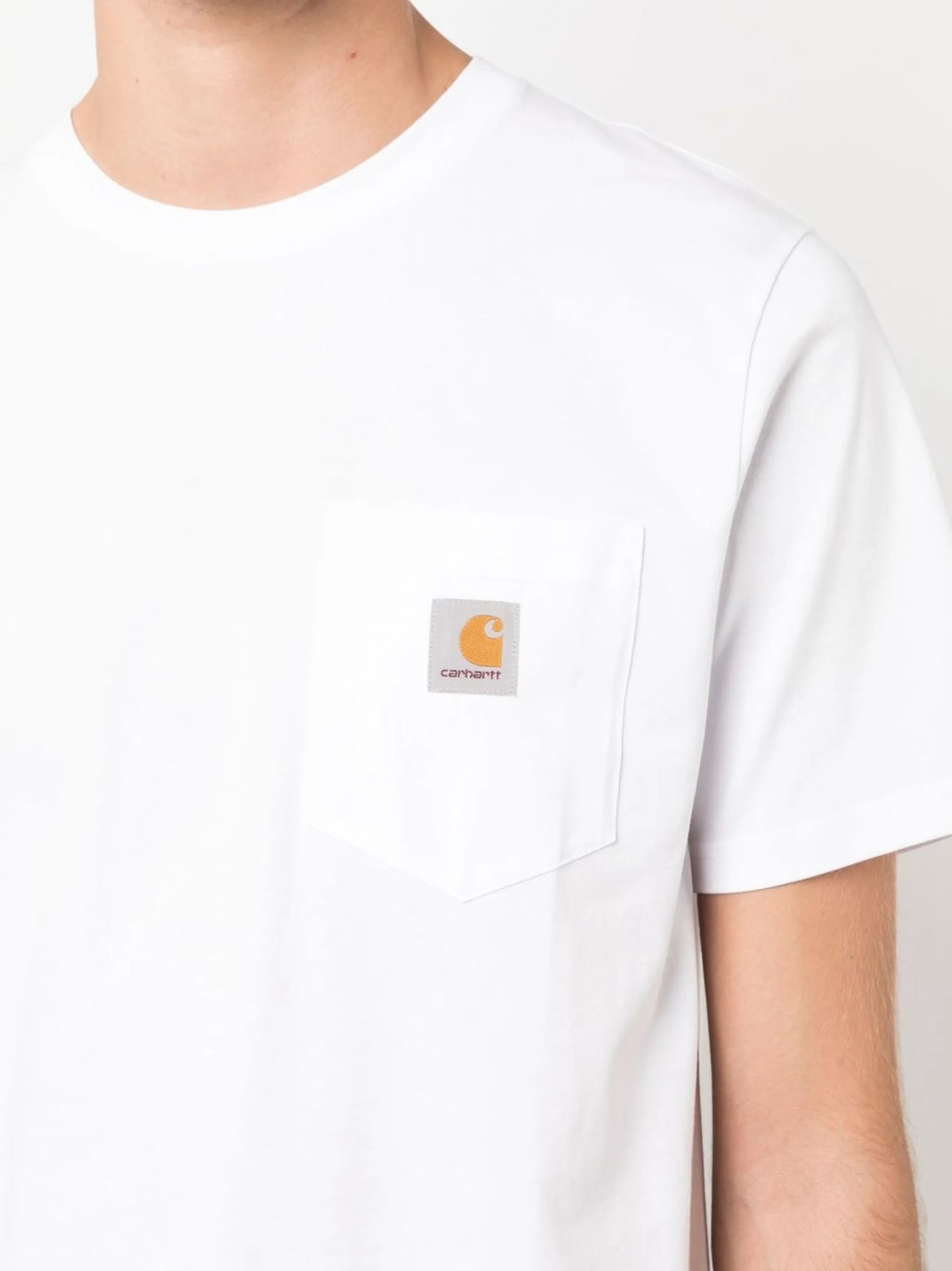 logo-patch cotton T-shirt