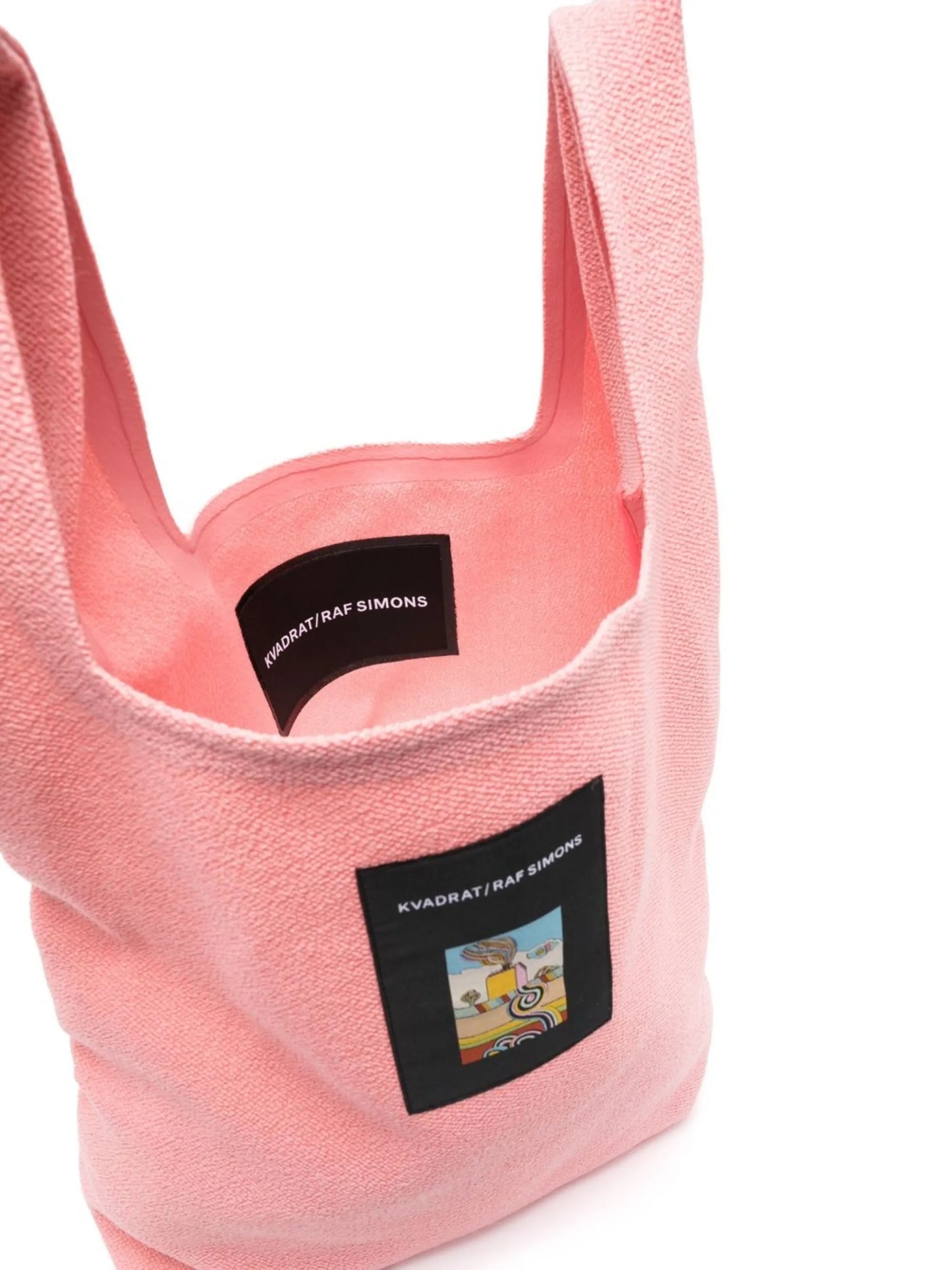 x Raf Simons Vidar logo-patch tote bag