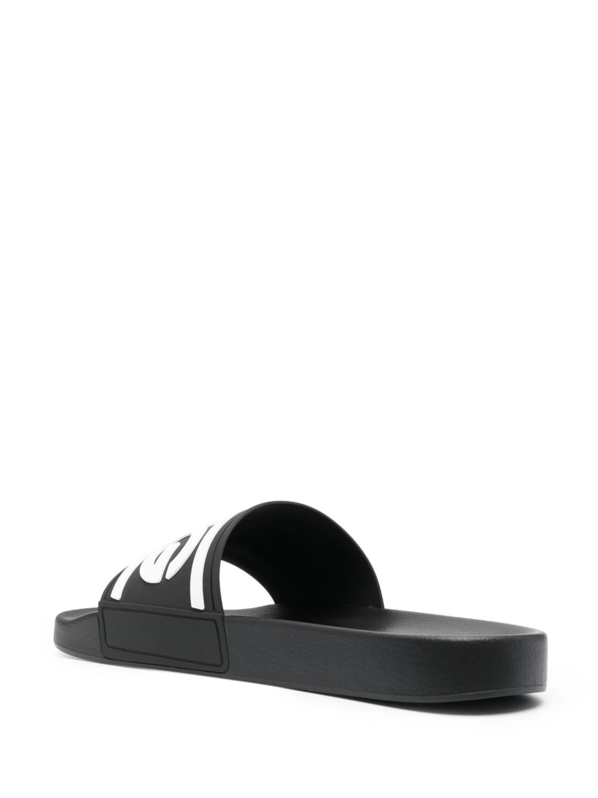 logo-print beach sliders