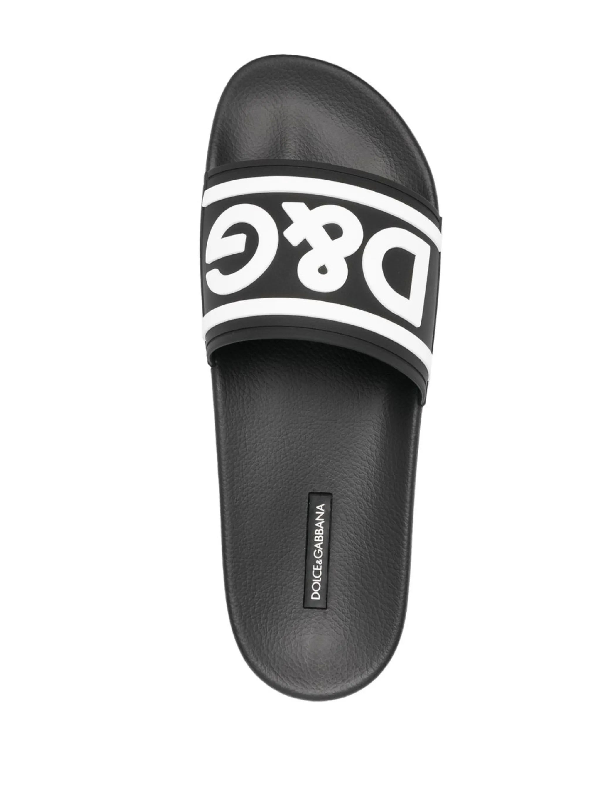 logo-print beach sliders