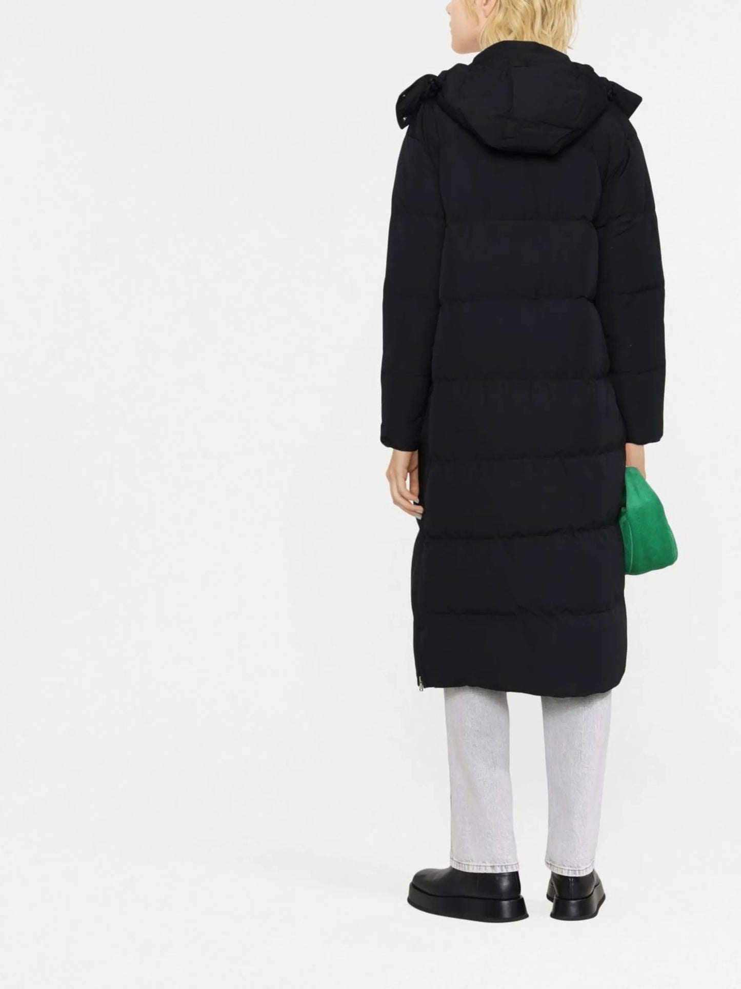 hooded puffer coat