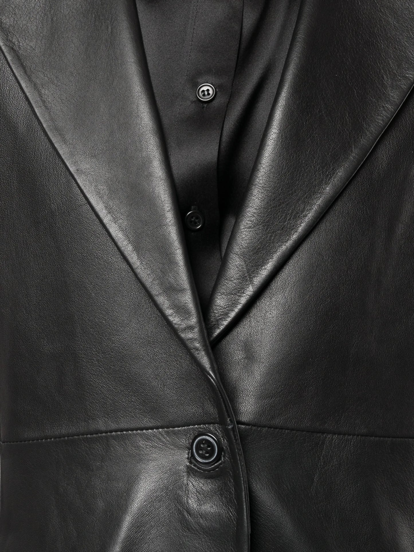 Veda Bowery leather blazer